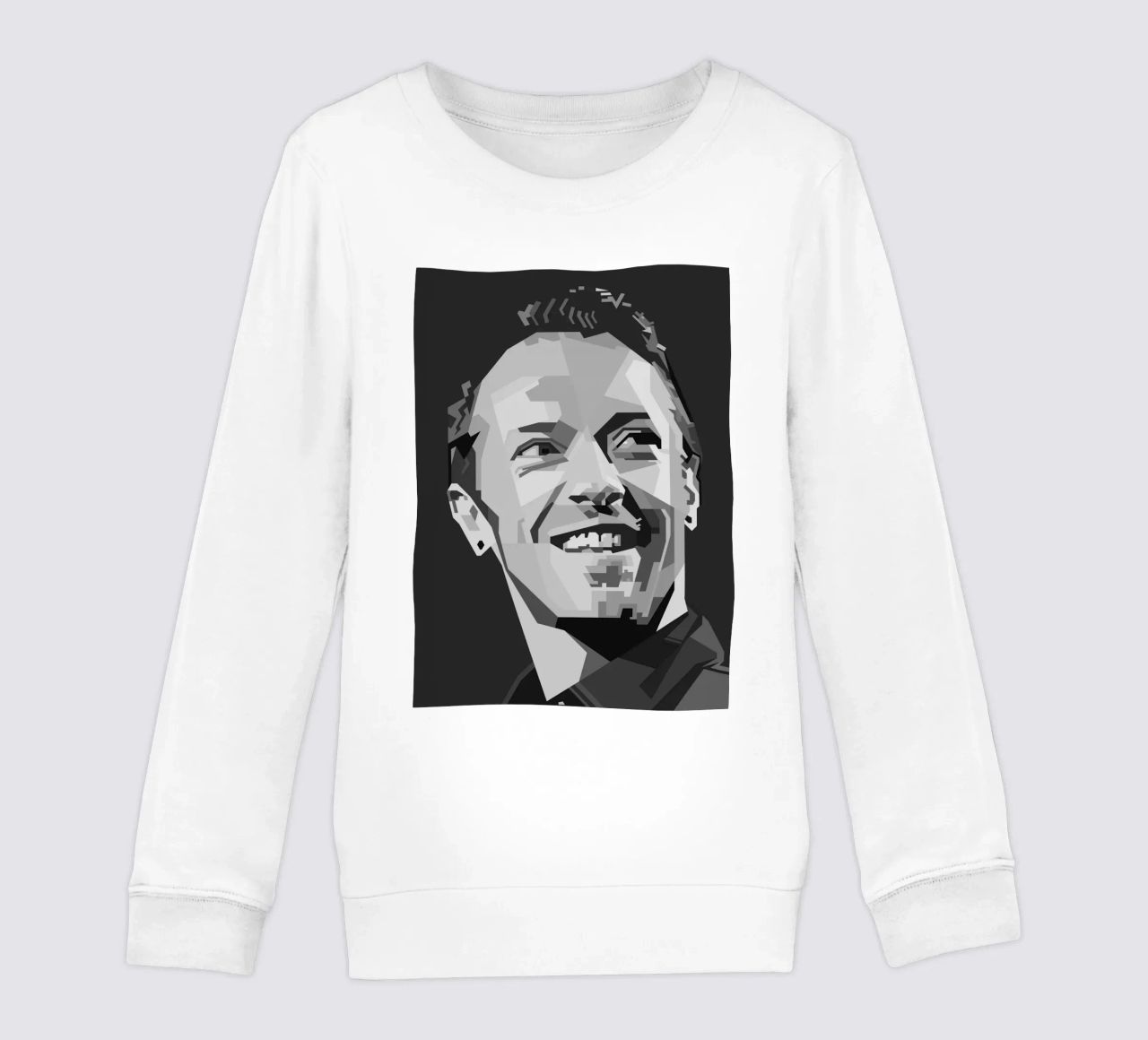 Chris Martin Popart WPAP felpa bambino da KP Artwork