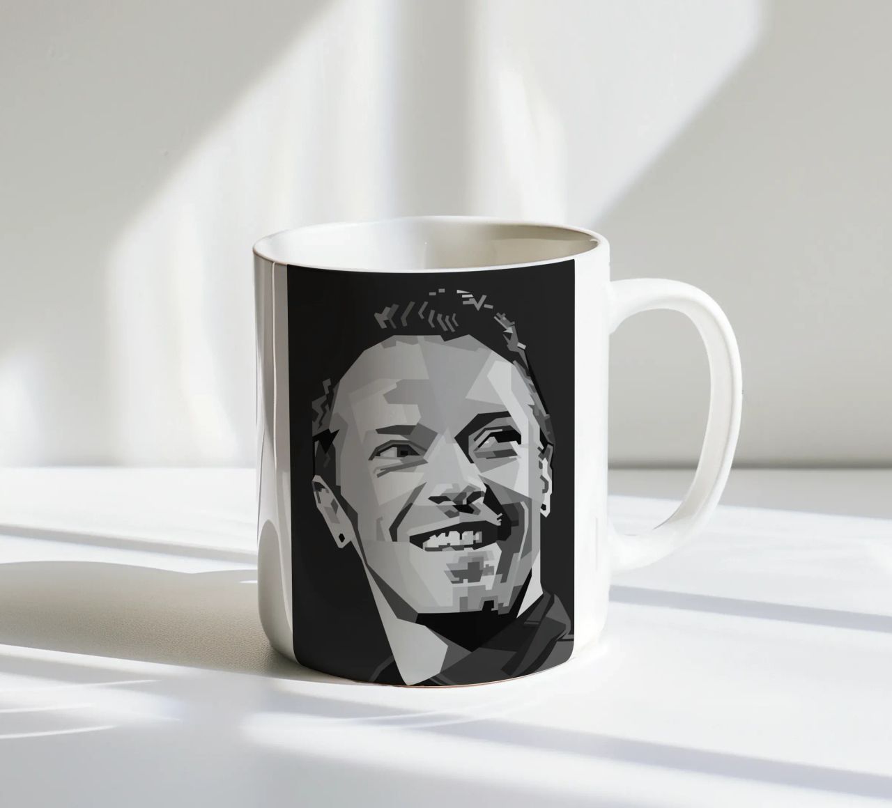 Chris Martin Popart WPAP tazza in ceramica da KP Artwork