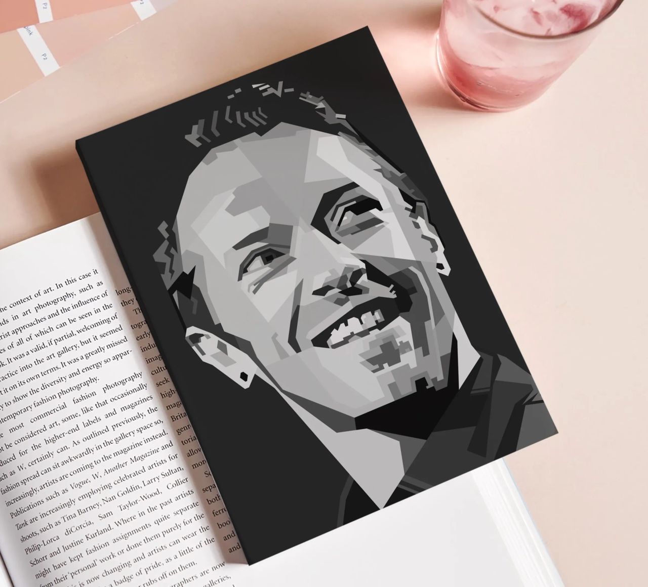 Chris Martin Popart WPAP notebook by KP Artwork