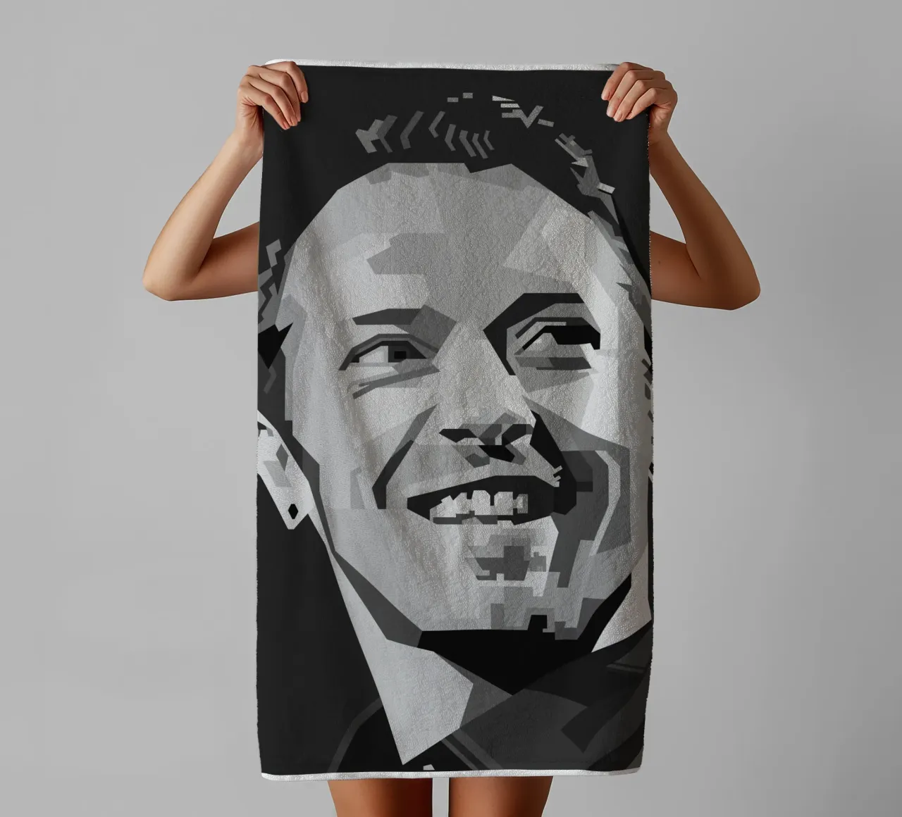 Chris Martin Popart WPAP towel by KP Artwork