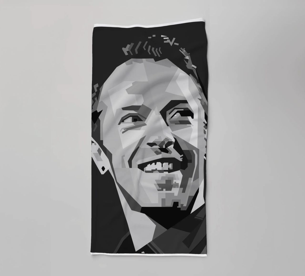Chris Martin Popart WPAP asciugamano da bagno da KP Artwork