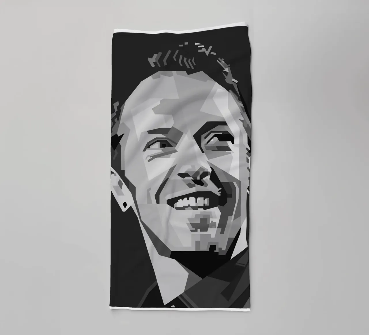 Chris Martin Popart WPAP asciugamano da bagno da KP Artwork