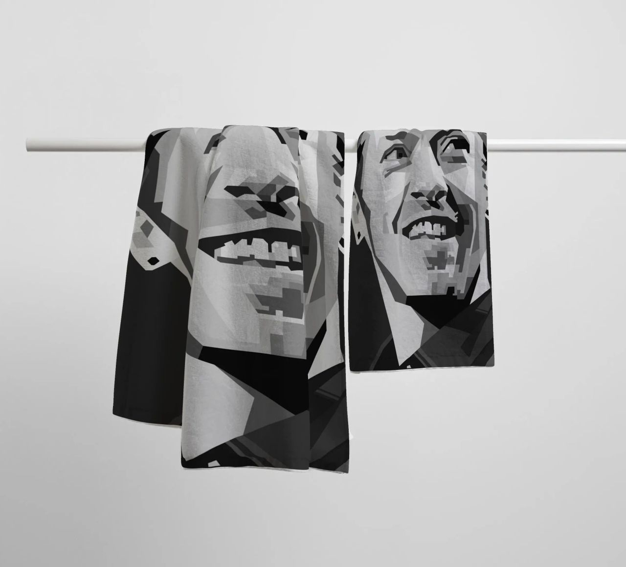 Chris Martin Popart WPAP asciugamano da bagno da KP Artwork