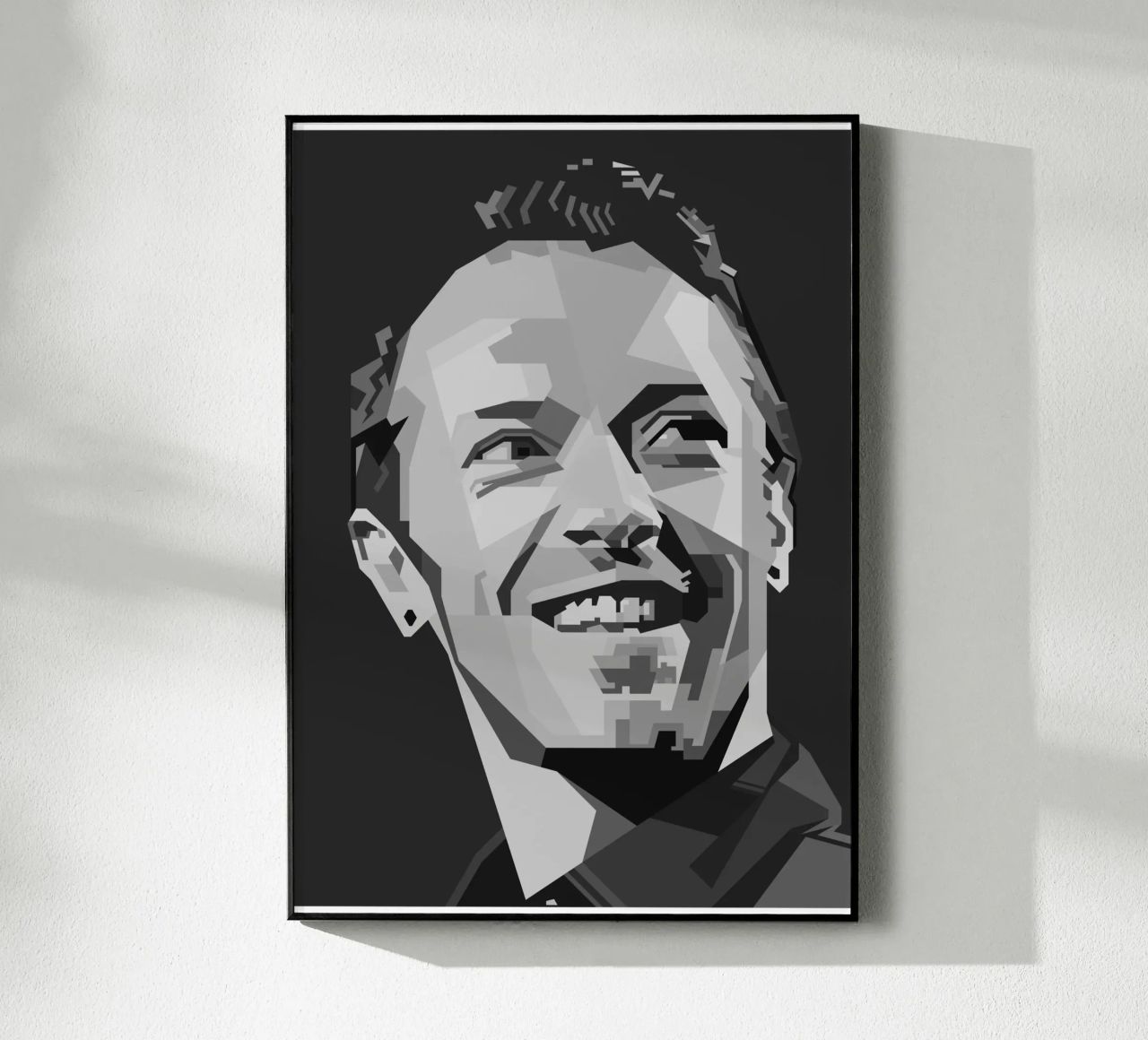 Chris Martin Popart WPAP plexiglass da KP Artwork