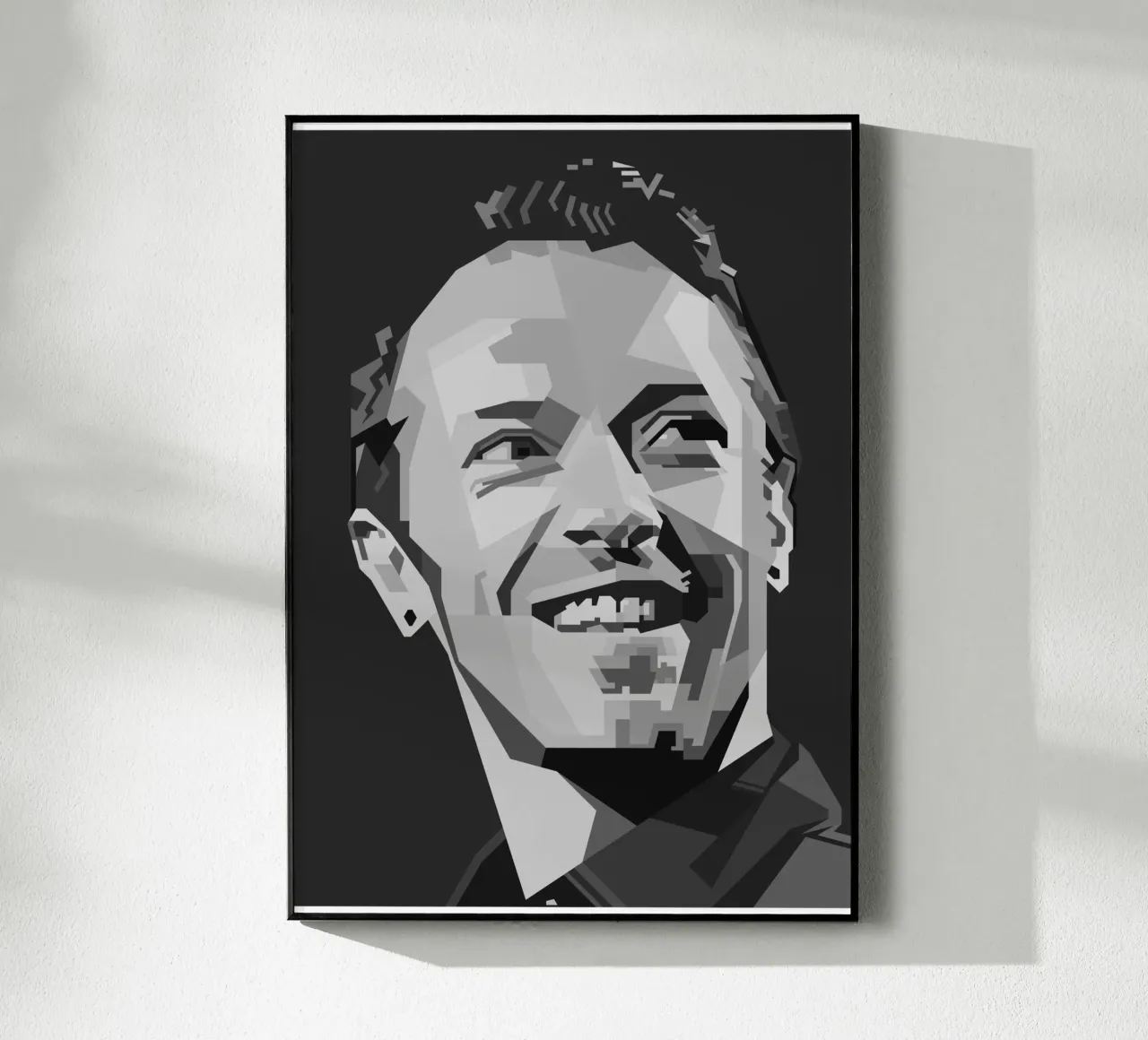 Chris Martin Popart WPAP Acryl-Glas von KP Artwork