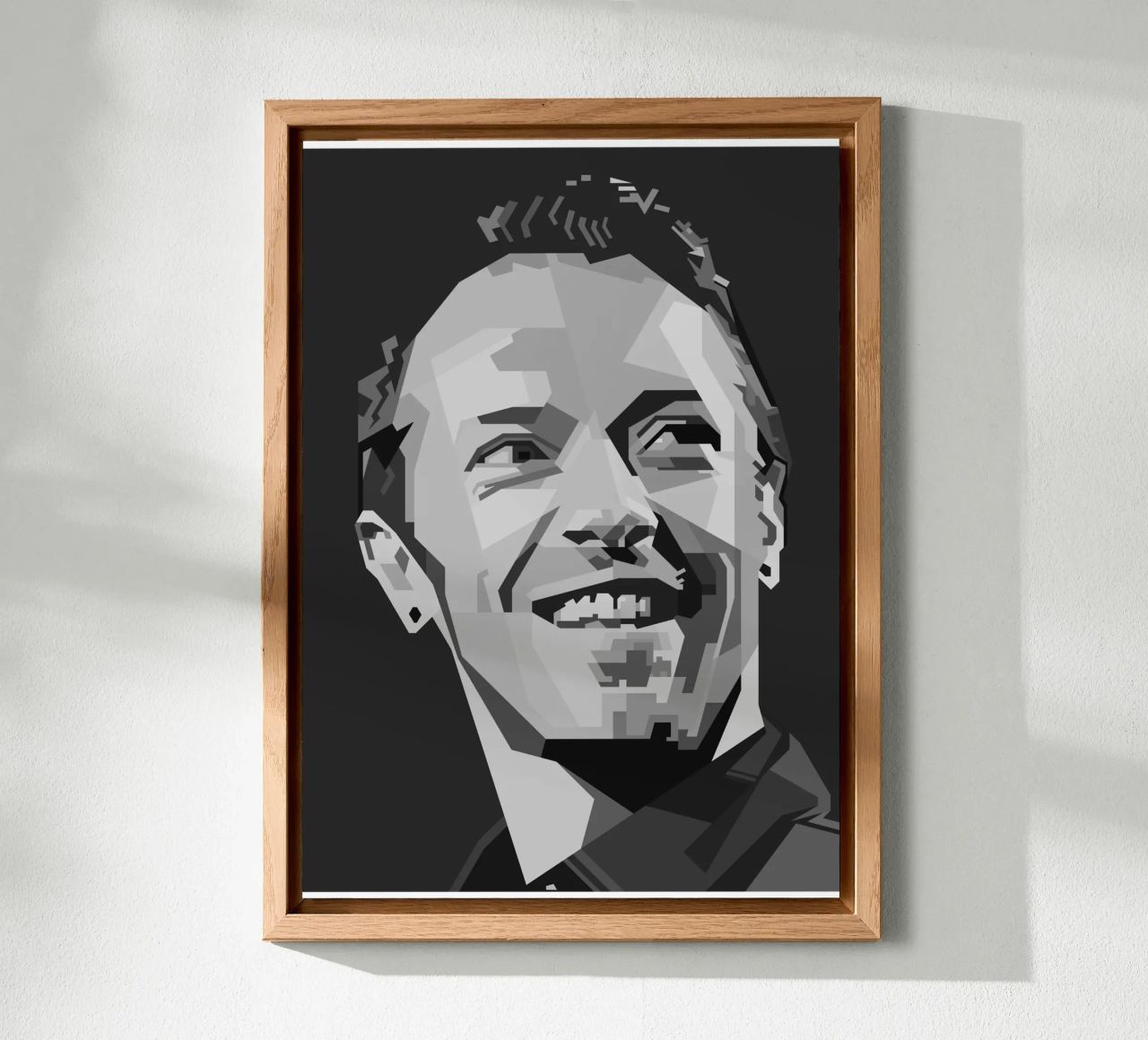 Chris Martin Popart WPAP alluminio dibond da KP Artwork