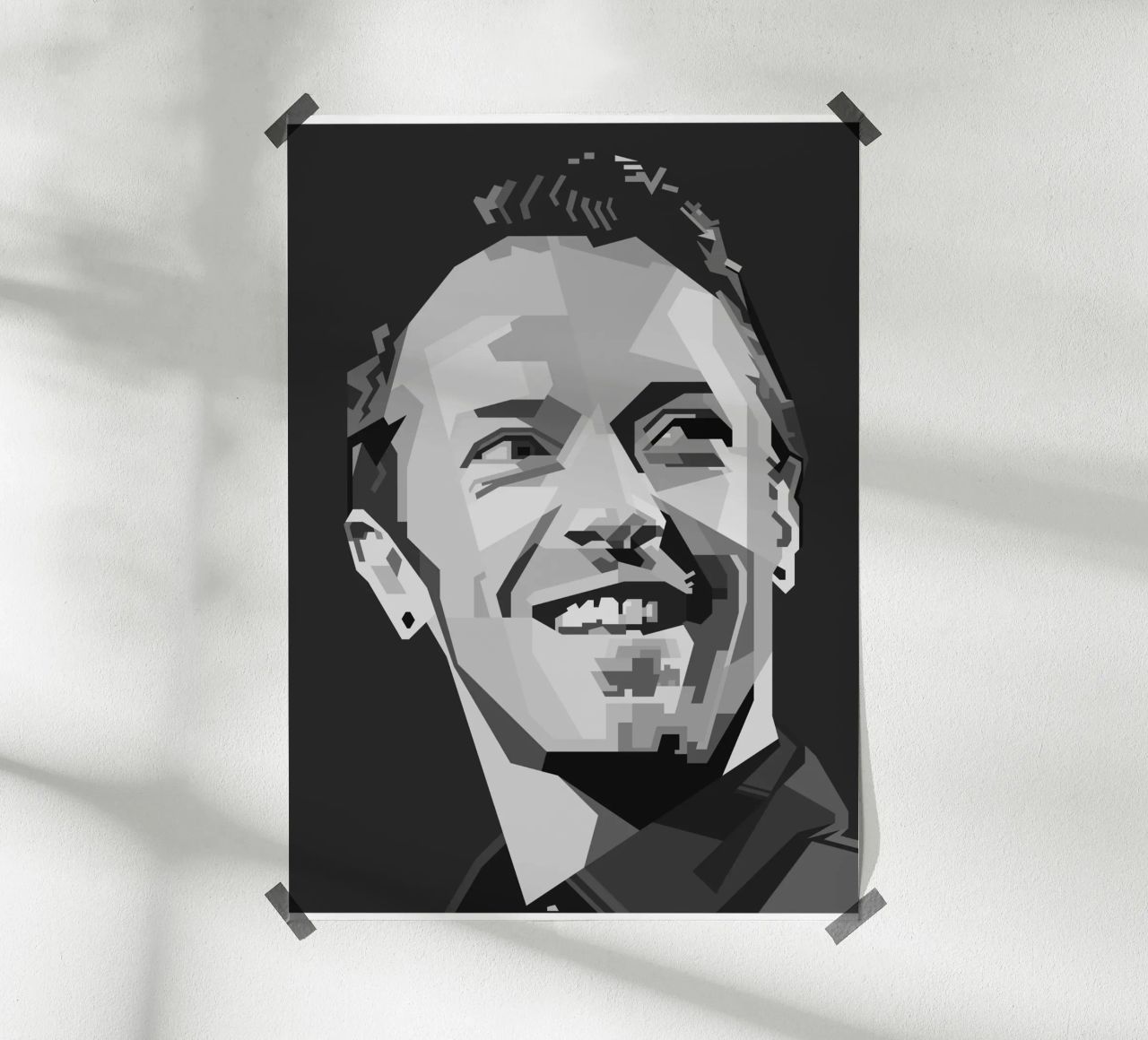 Chris Martin Popart WPAP carta hahnemühle da KP Artwork