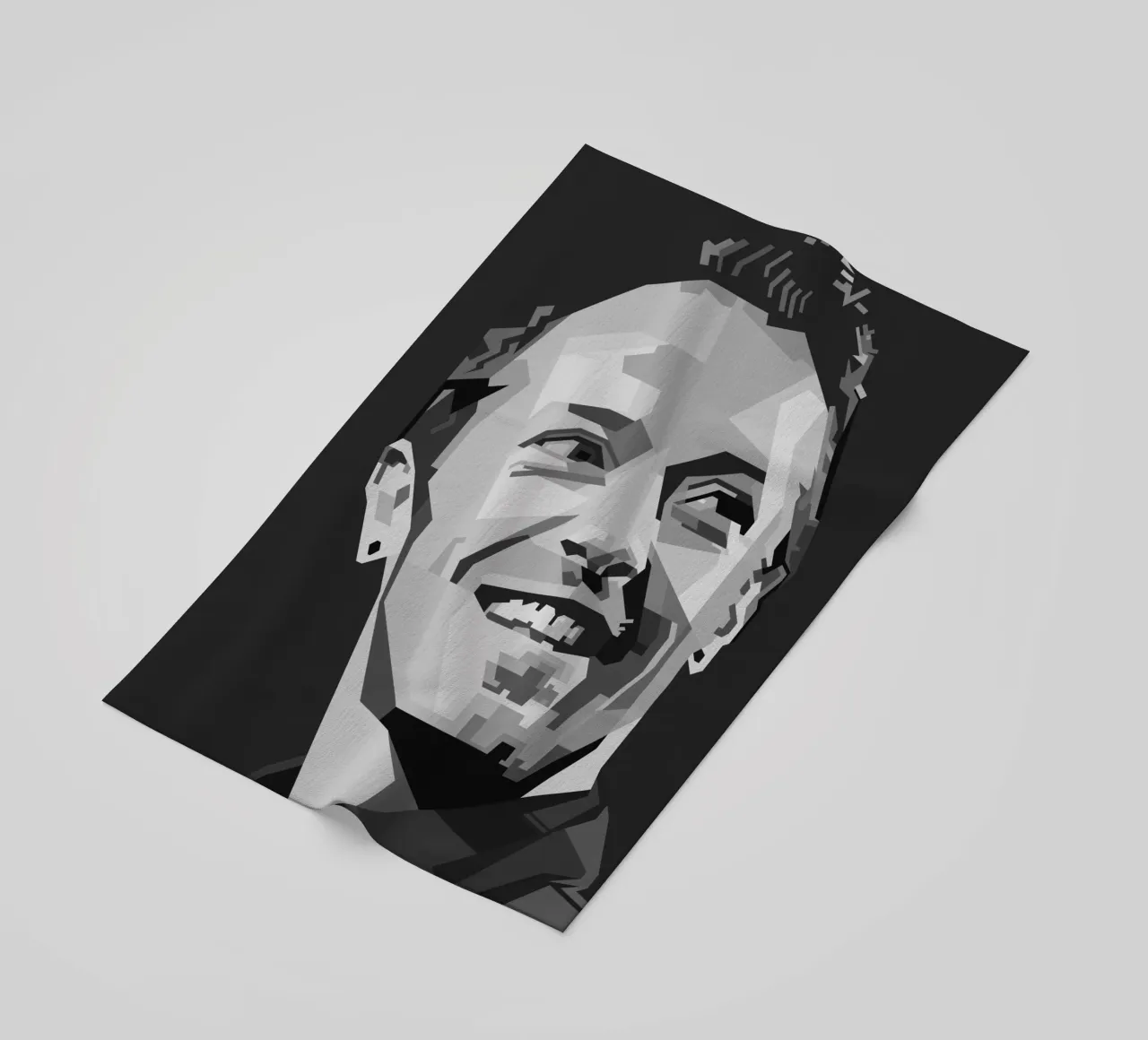 Chris Martin Popart WPAP Strandtuch von KP Artwork