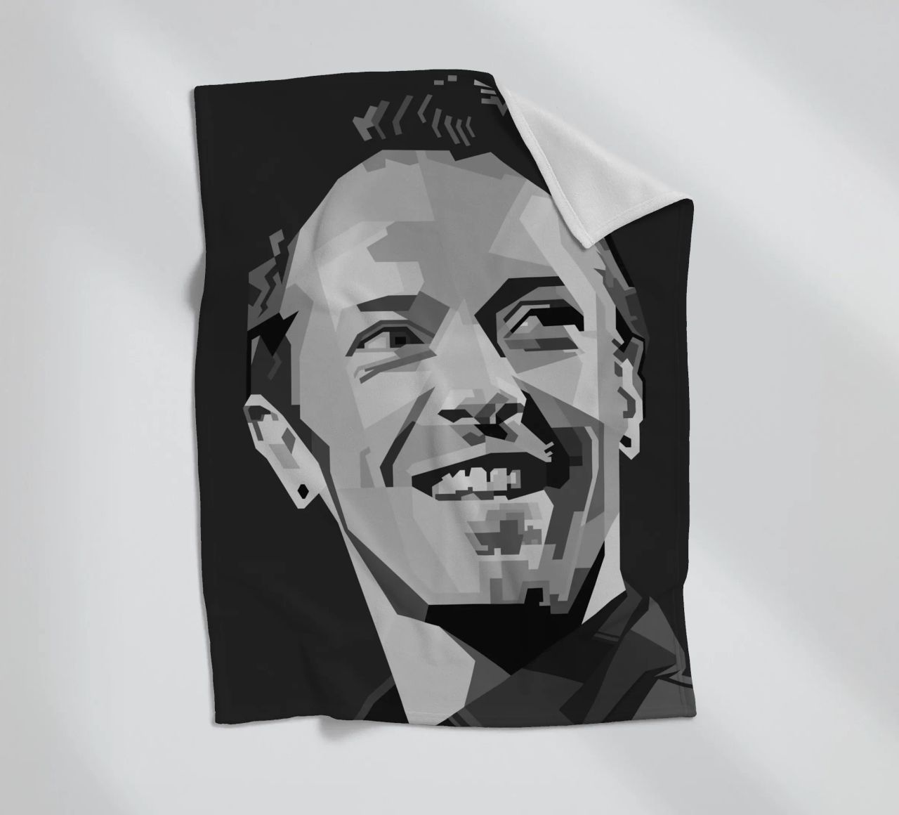 Chris Martin Popart WPAP coperta in pile da KP Artwork