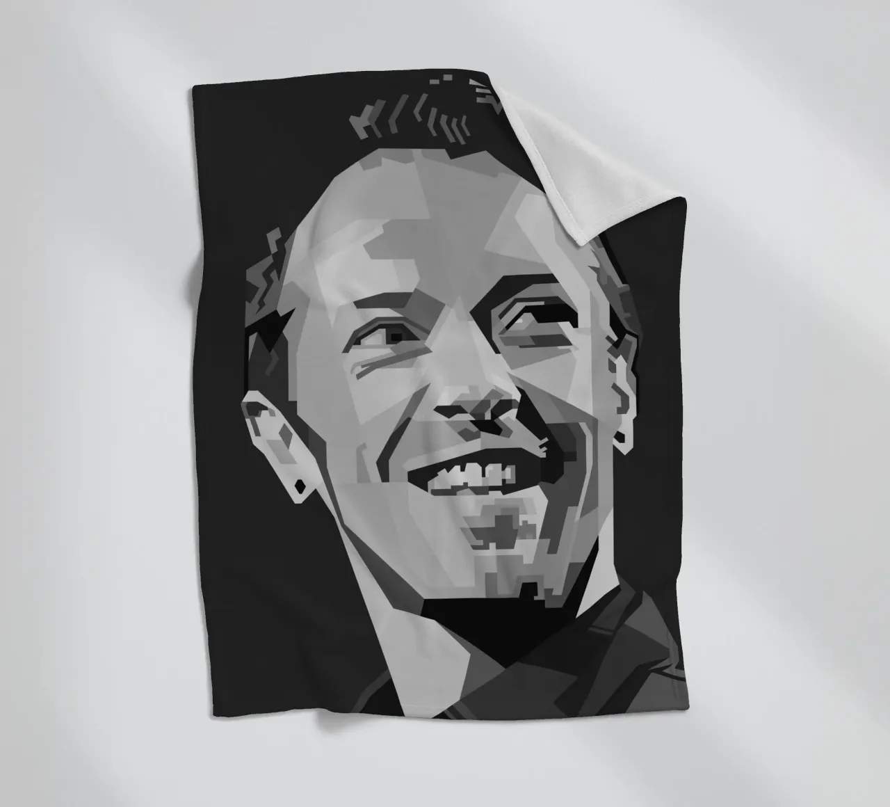 Chris Martin Popart WPAP coperta in pile da KP Artwork