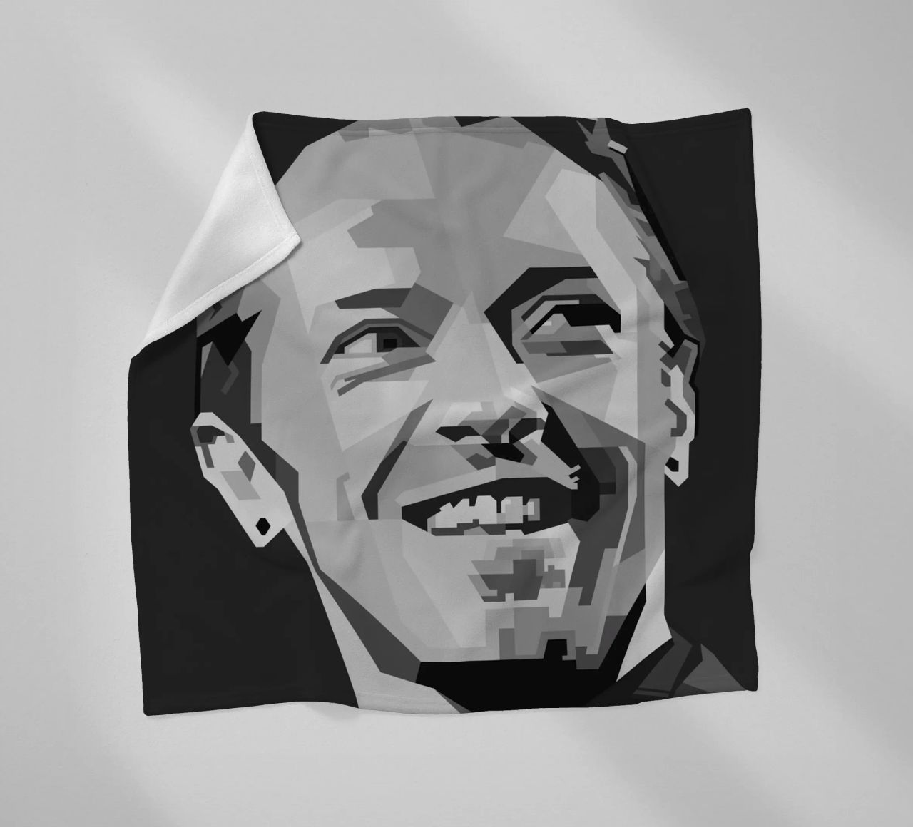 Chris Martin Popart WPAP coperta in pile da KP Artwork
