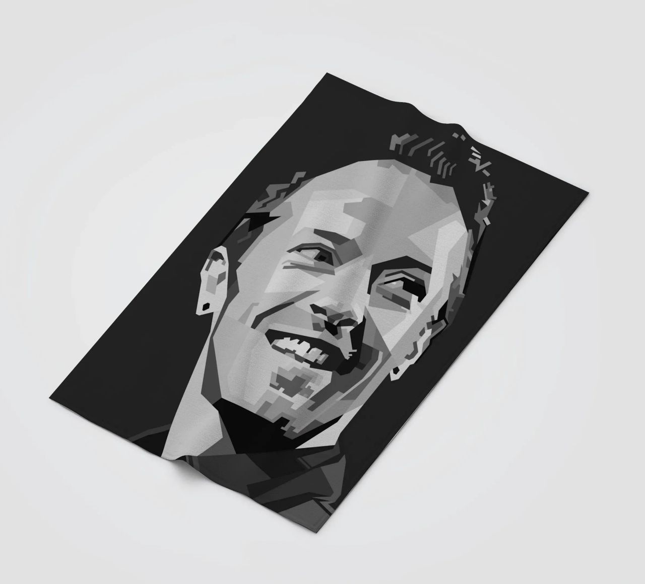 Chris Martin Popart WPAP coperta in pile da KP Artwork