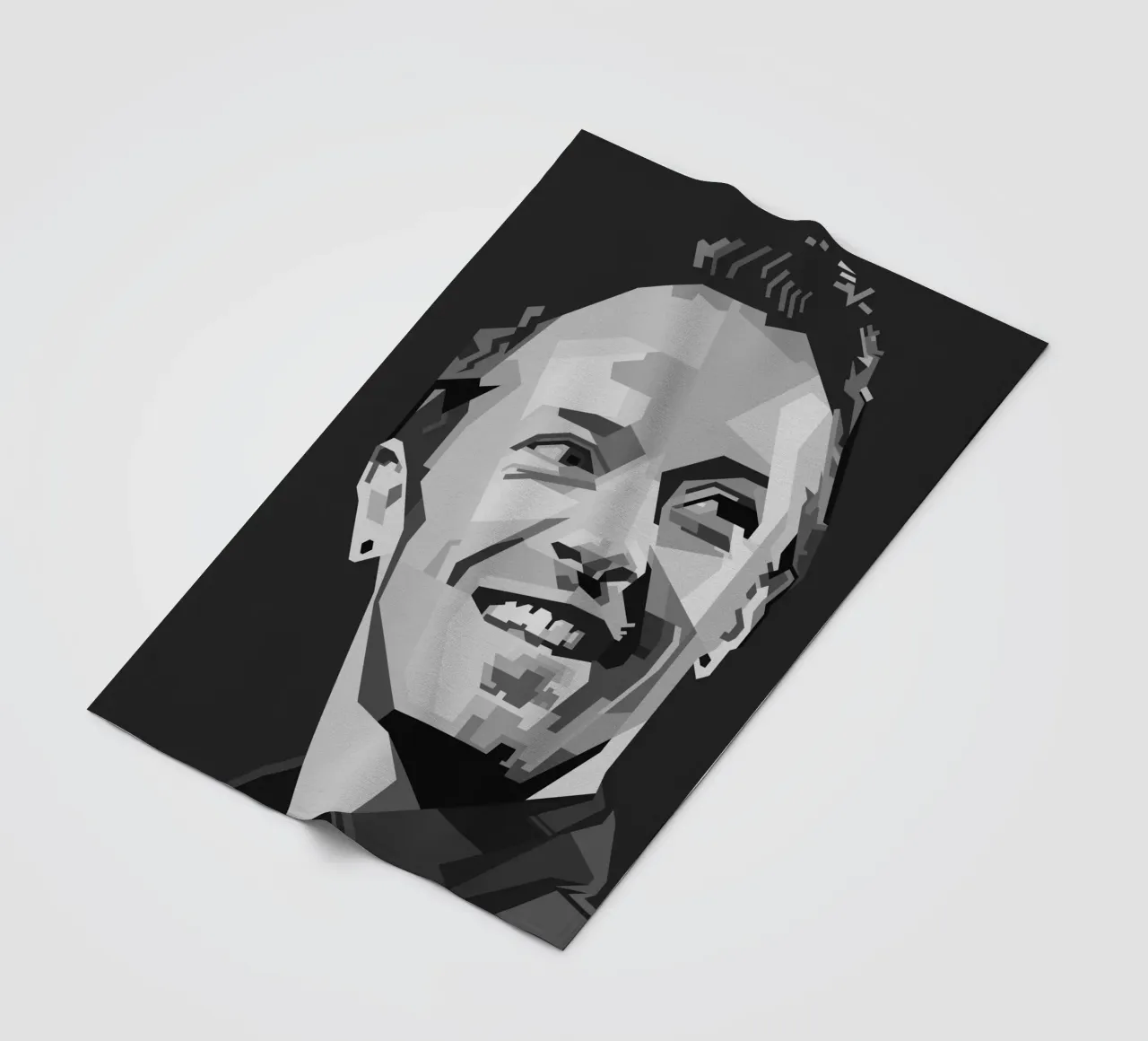 Chris Martin Popart WPAP coperta in pile da KP Artwork
