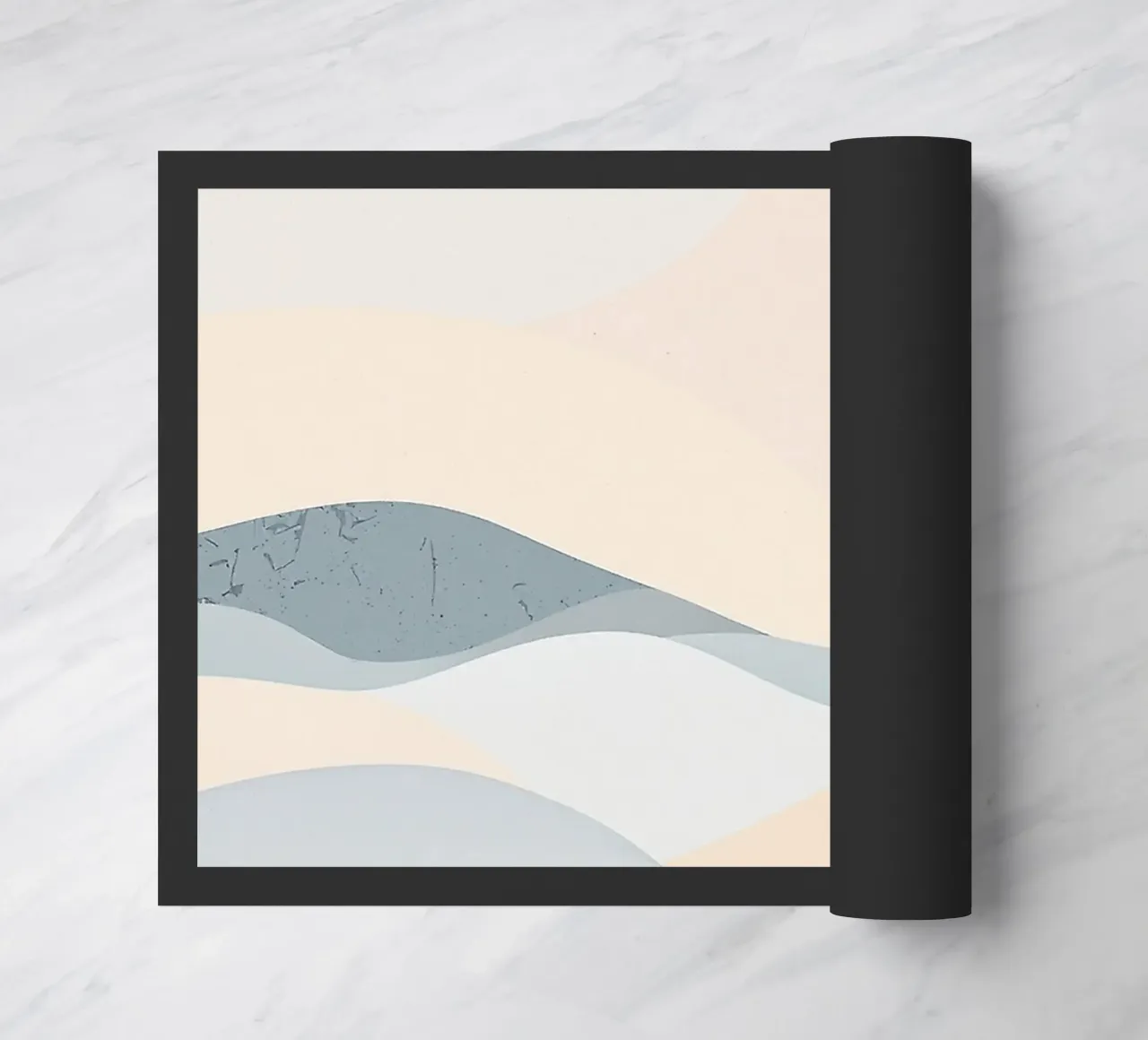 Nordic Calm Minimalist Landscape zerbino da Burk Smith