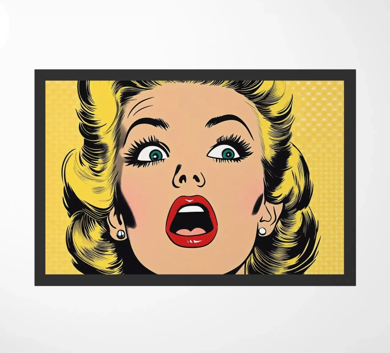 Bionda scioccata zerbino da M-Ulrich-Digital Art