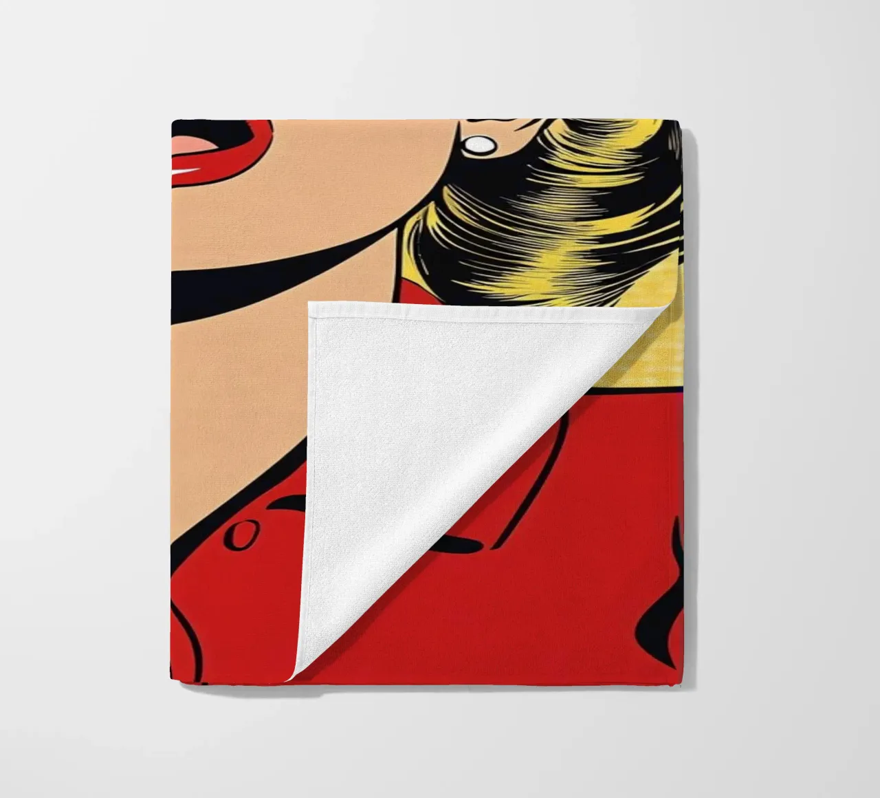 Bionda scioccata telo mare da M-Ulrich-Digital Art