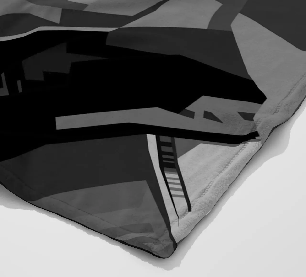 Cillian M Blackwhite Style WPAP coperta in pile da KP Artwork