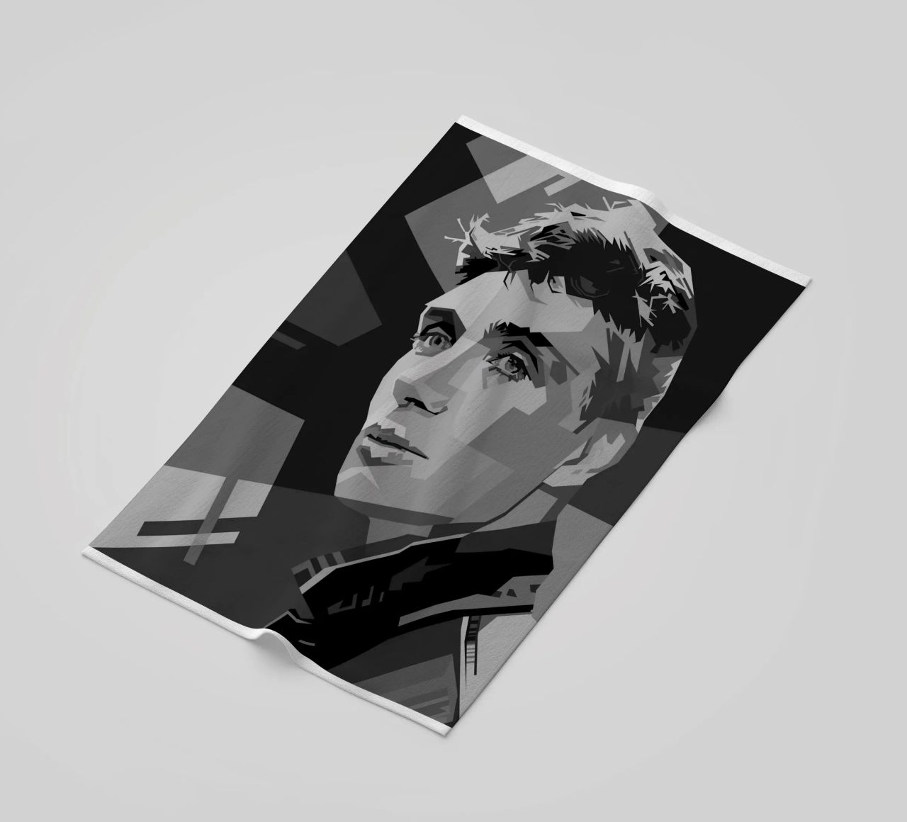 Cillian M Blackwhite Style WPAP telo mare da KP Artwork