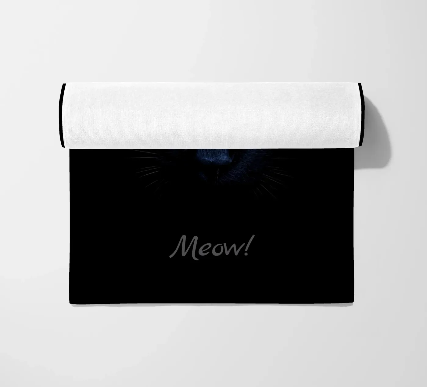 Miau! beach towel by M-Ulrich-Digital Art