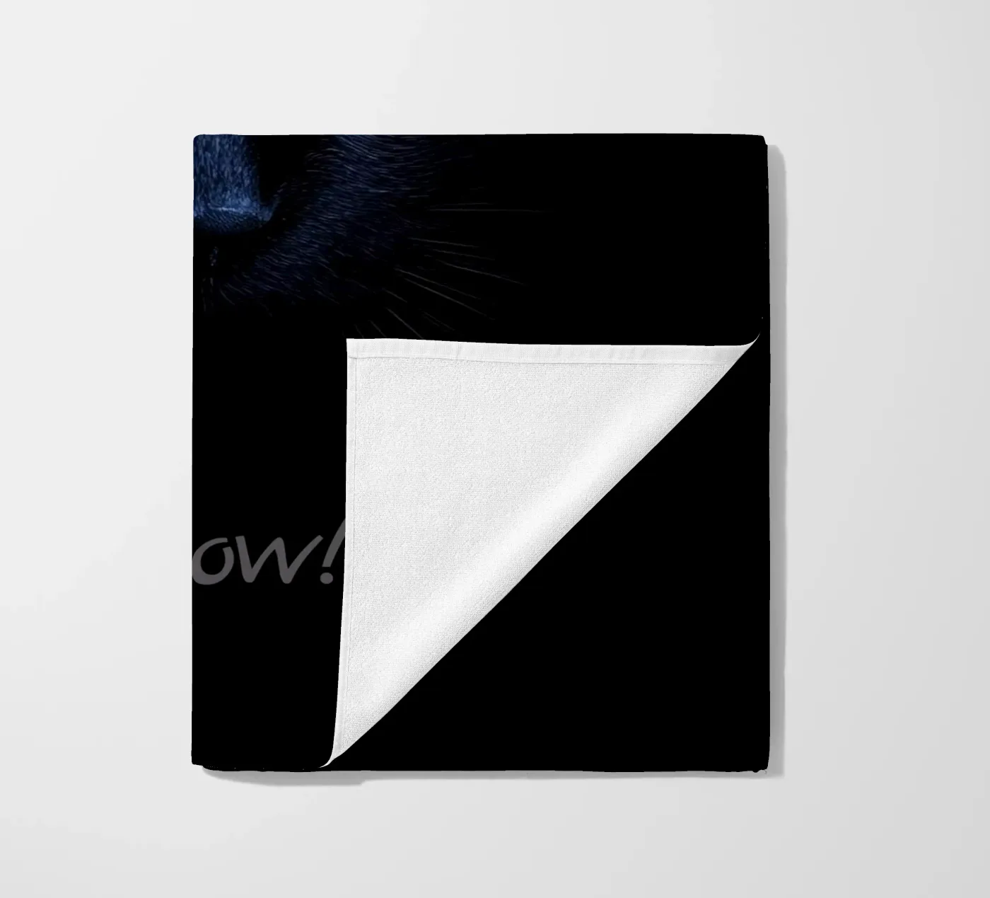 Miau! beach towel by M-Ulrich-Digital Art