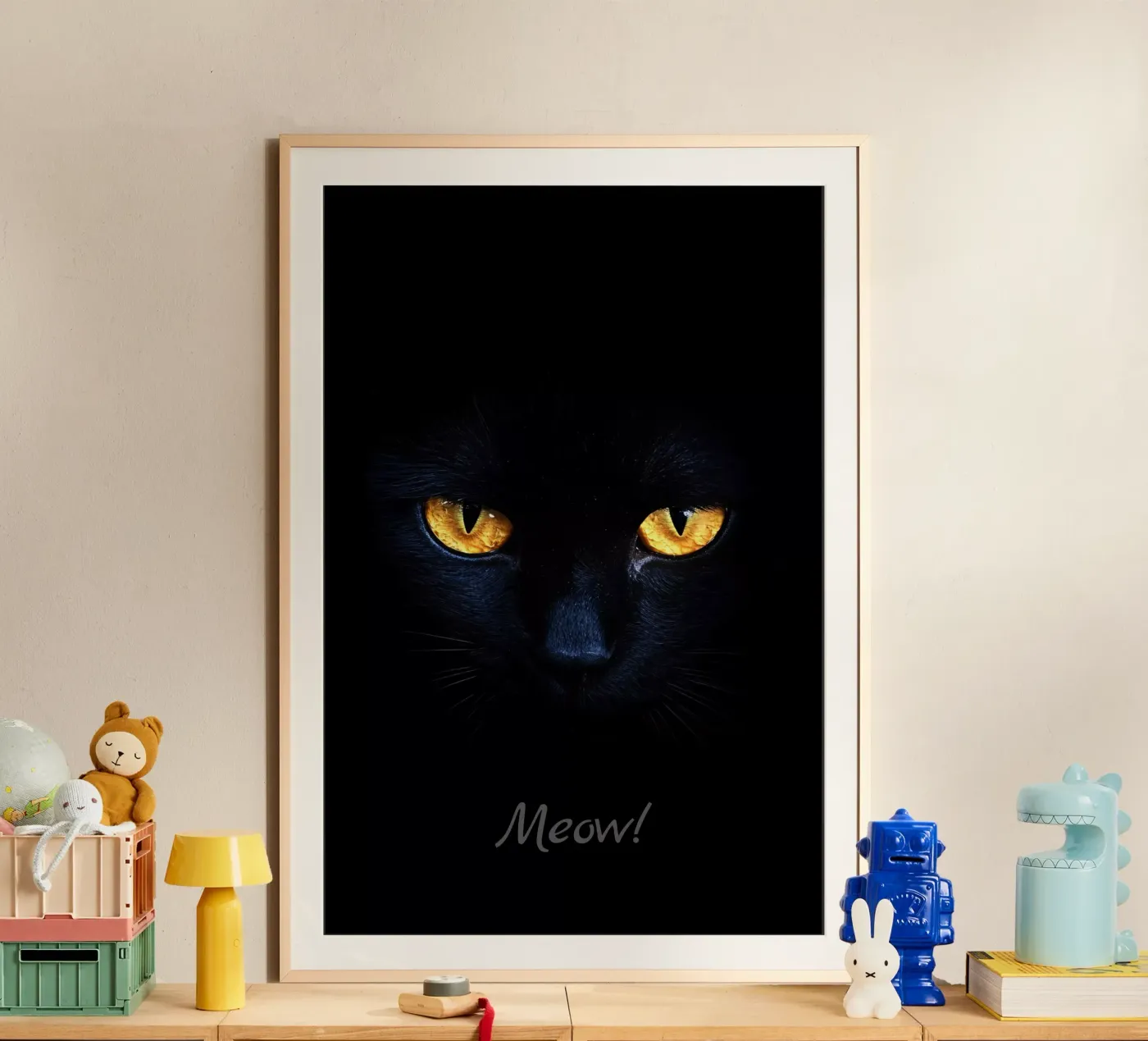 Miau! poster da M-Ulrich-Digital Art