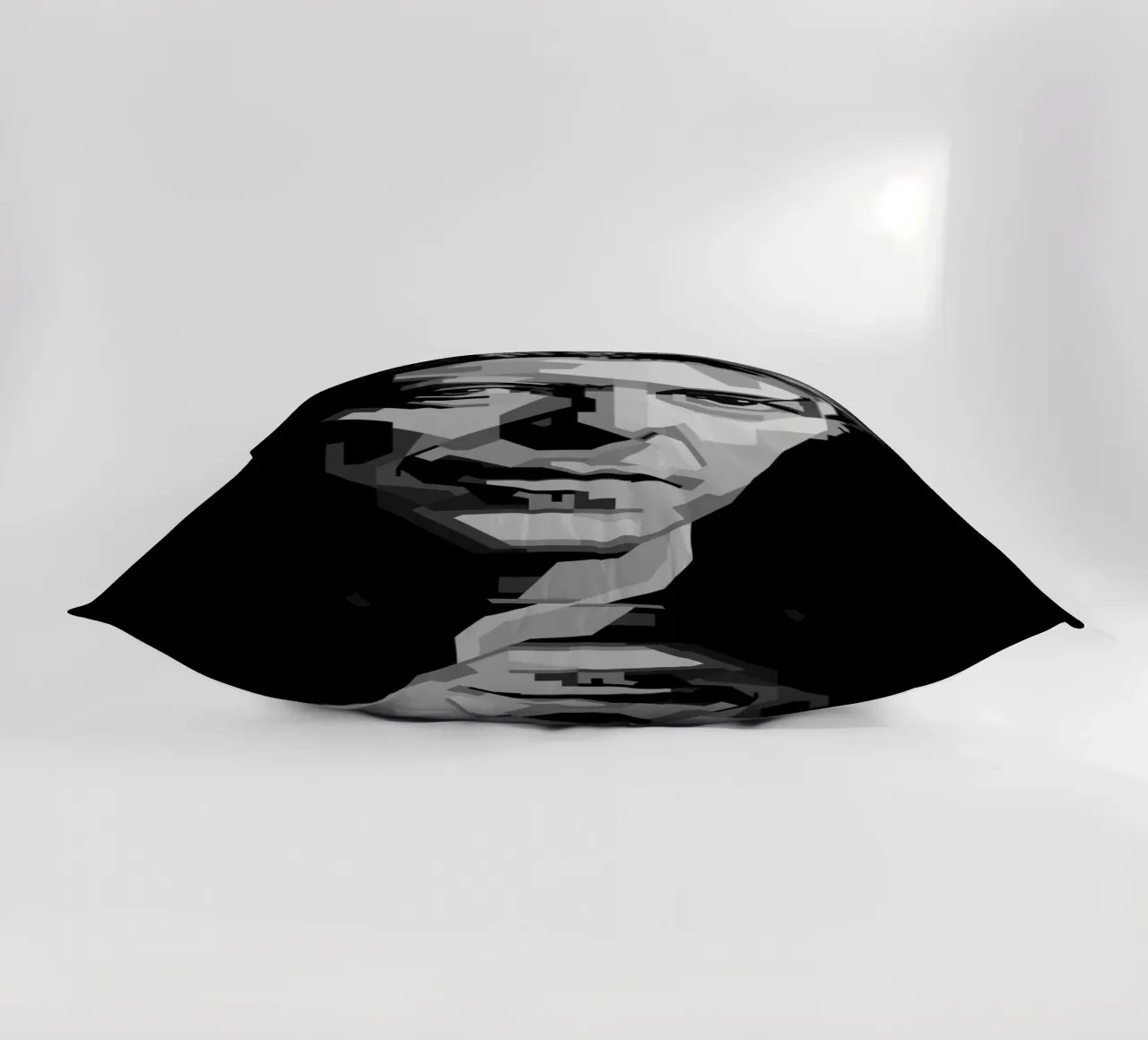 David Bowie Monochrome WPAP cuscino da KP Artwork