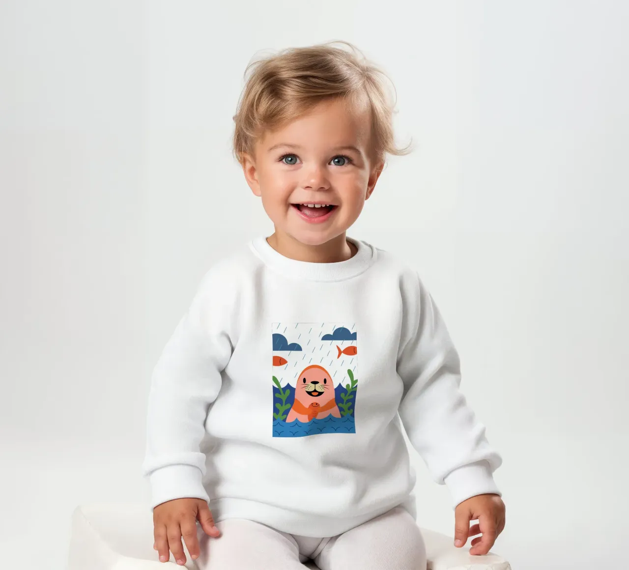 Sigillo felice felpa neonato da PROTECT ANIMALS