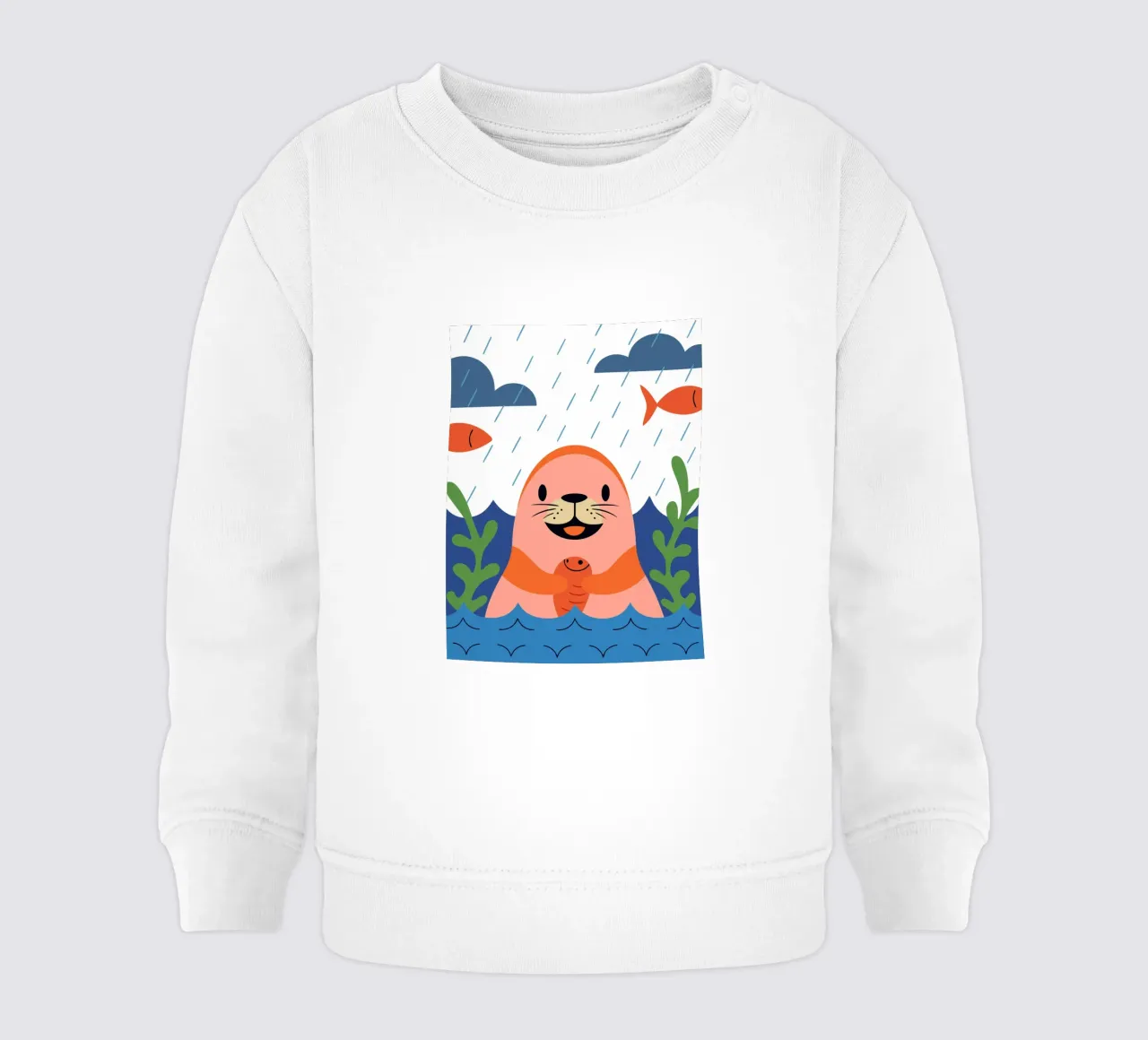 Sigillo felice felpa neonato da PROTECT ANIMALS