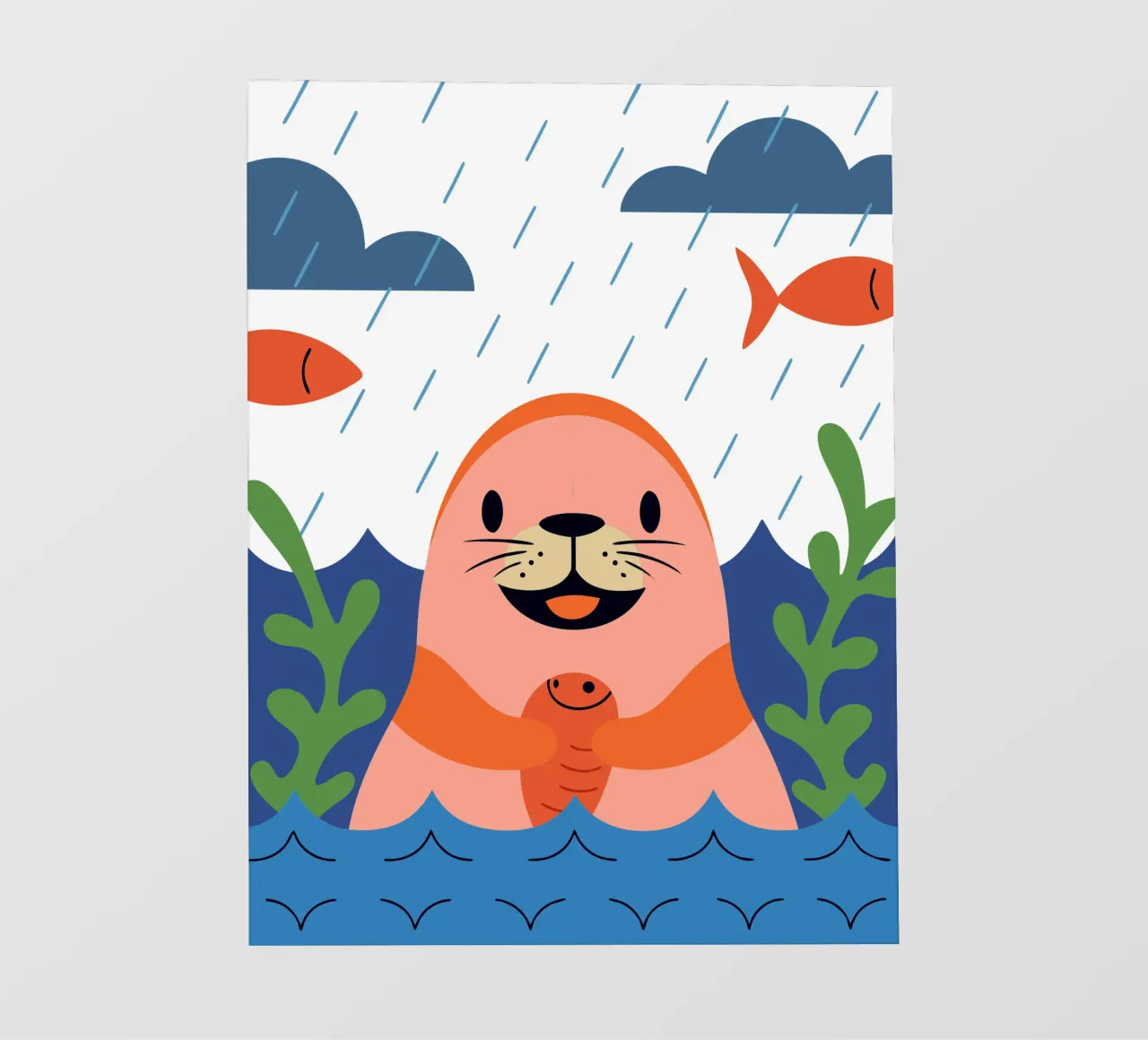 Sigillo felice telo in pvc da PROTECT ANIMALS