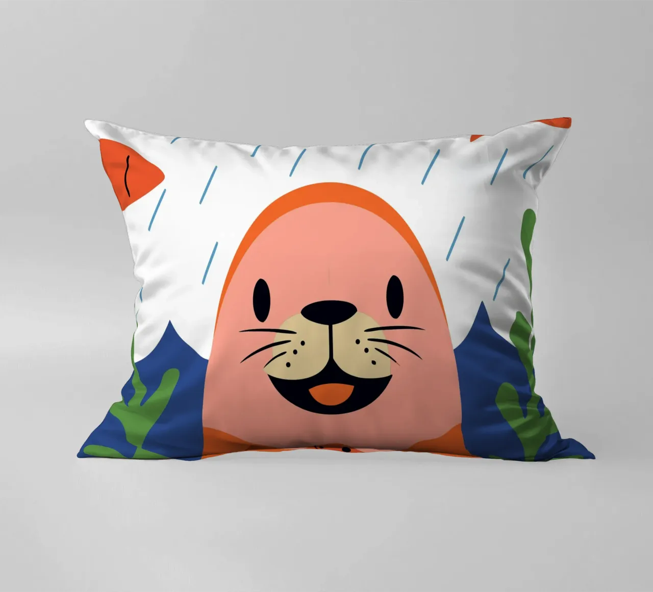 Sigillo felice cuscino da PROTECT ANIMALS