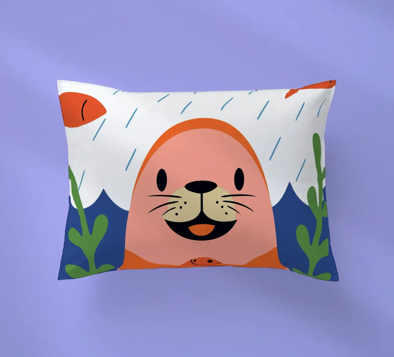 Sigillo felice cuscino da PROTECT ANIMALS