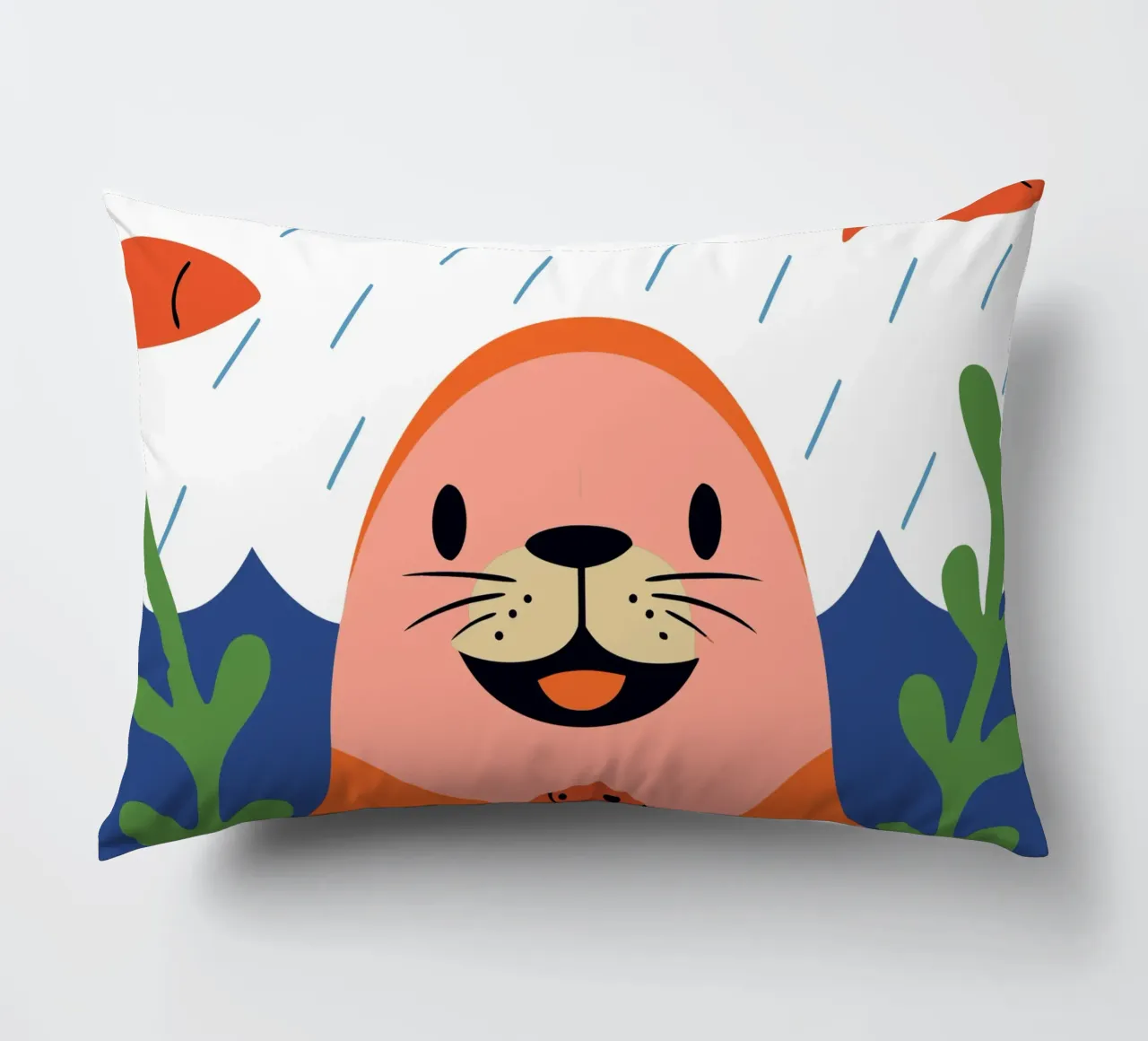 Sigillo felice cuscino da PROTECT ANIMALS