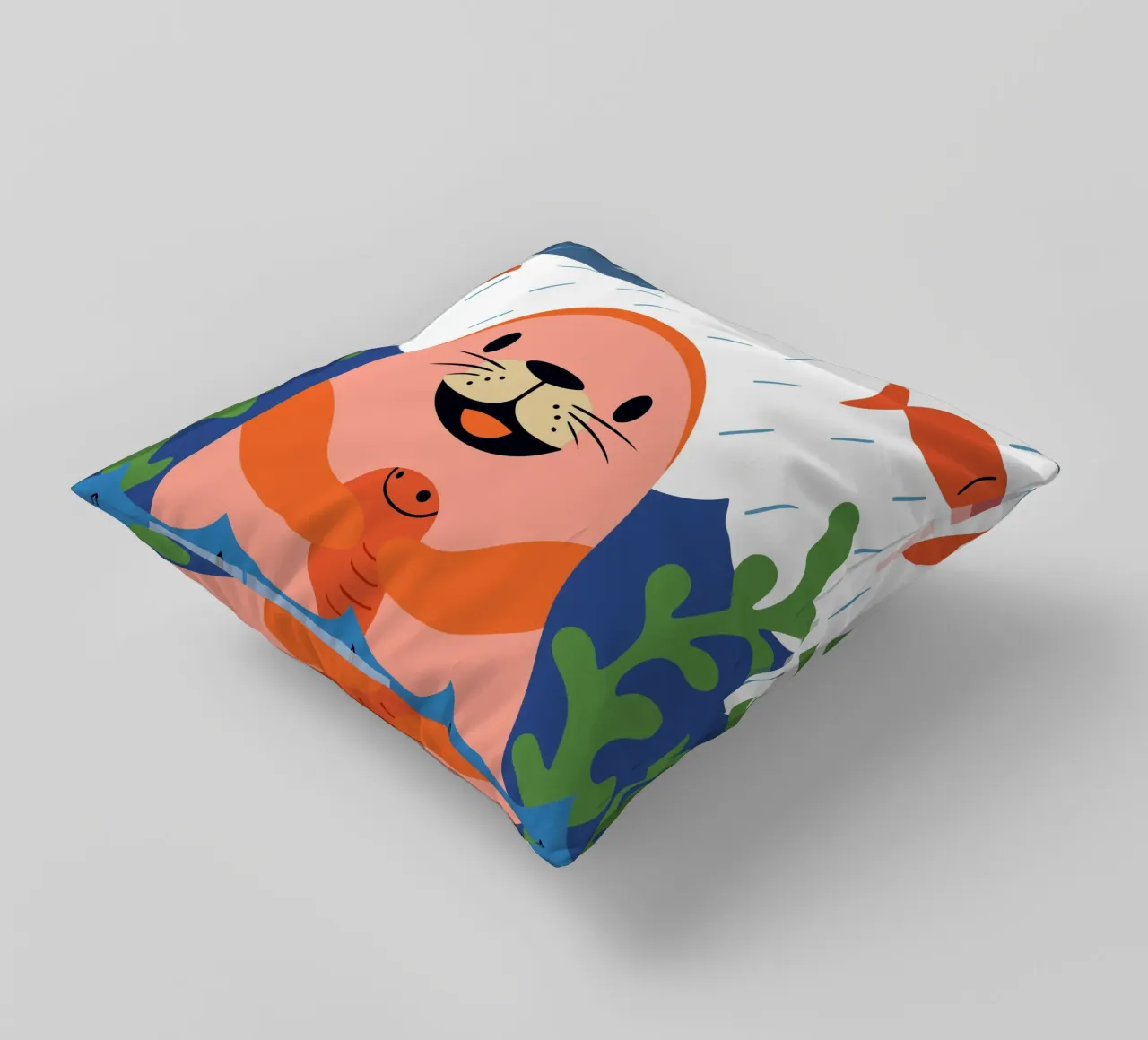 Sigillo felice cuscino da PROTECT ANIMALS