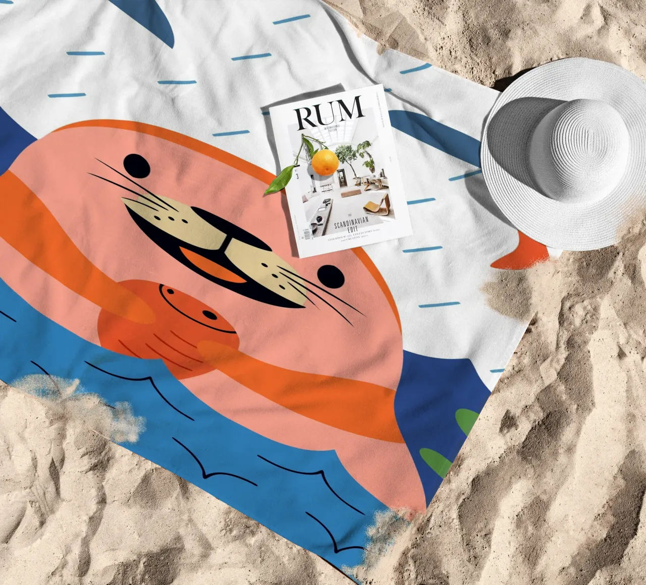 Sigillo felice telo mare da PROTECT ANIMALS