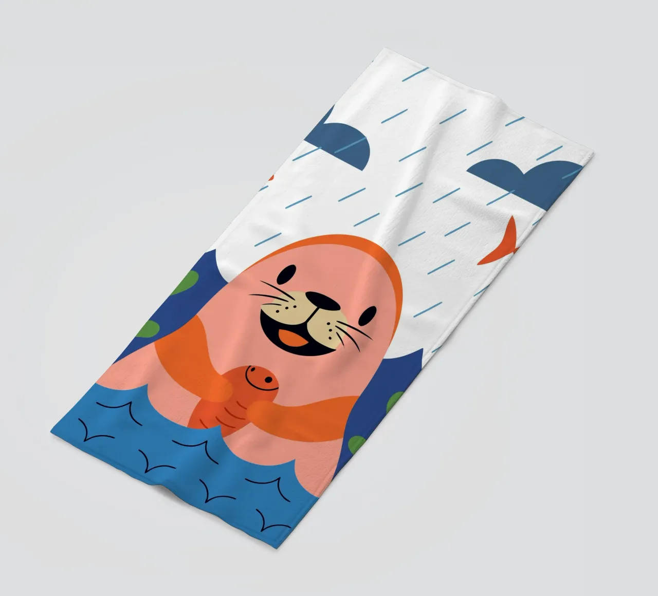 Sigillo felice telo mare da PROTECT ANIMALS