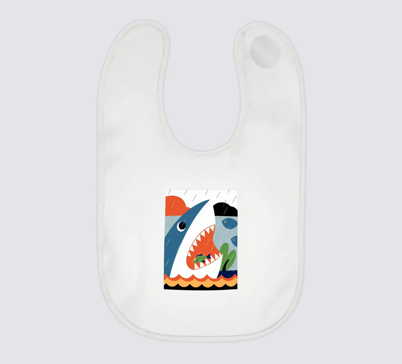 Hai-Angriff Babylätzchen von PROTECT ANIMALS