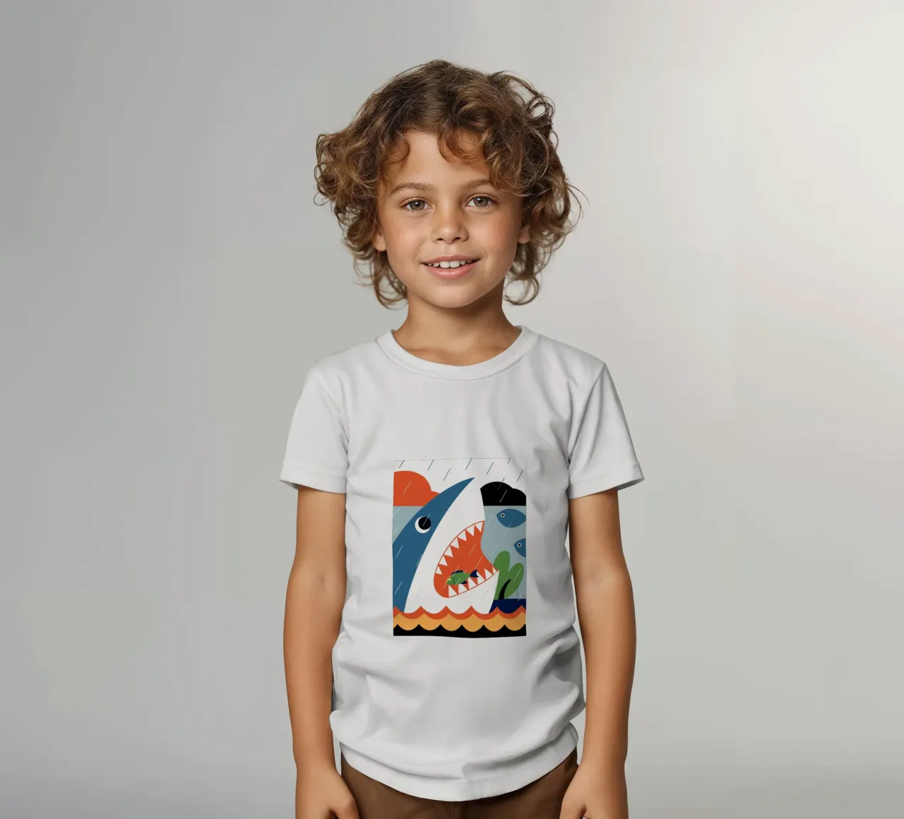 Attacco di squali t-shirt bambini da PROTECT ANIMALS