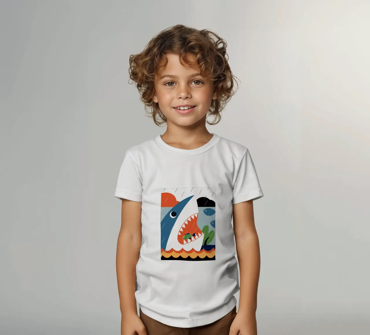 Attacco di squali t-shirt bambini da PROTECT ANIMALS
