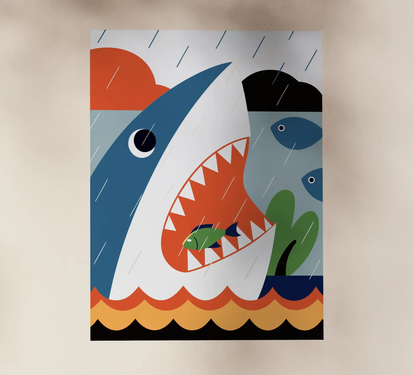 Shark Attack backlit film by PROTECT ANIMALS