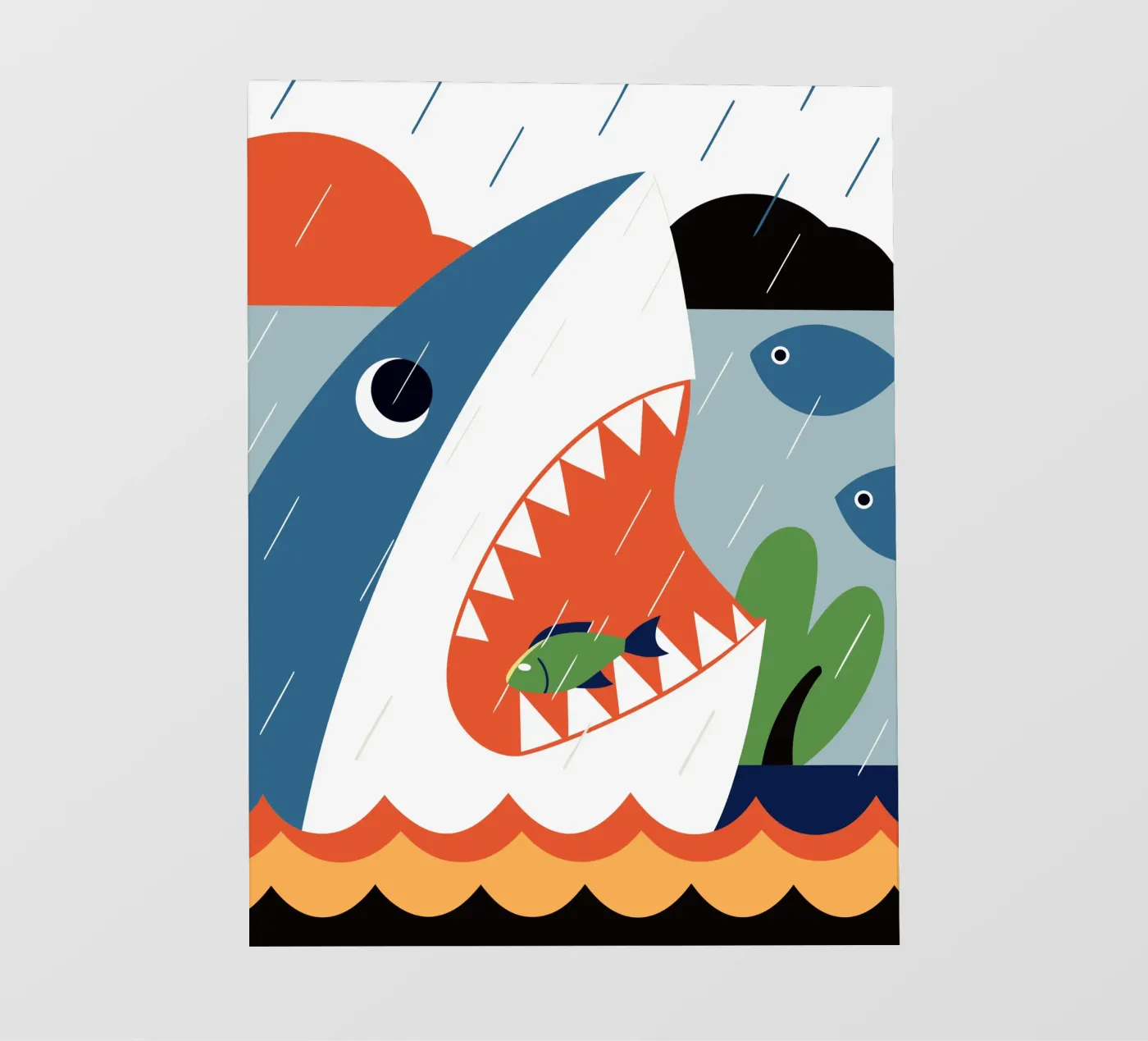 Shark Attack backlit film by PROTECT ANIMALS