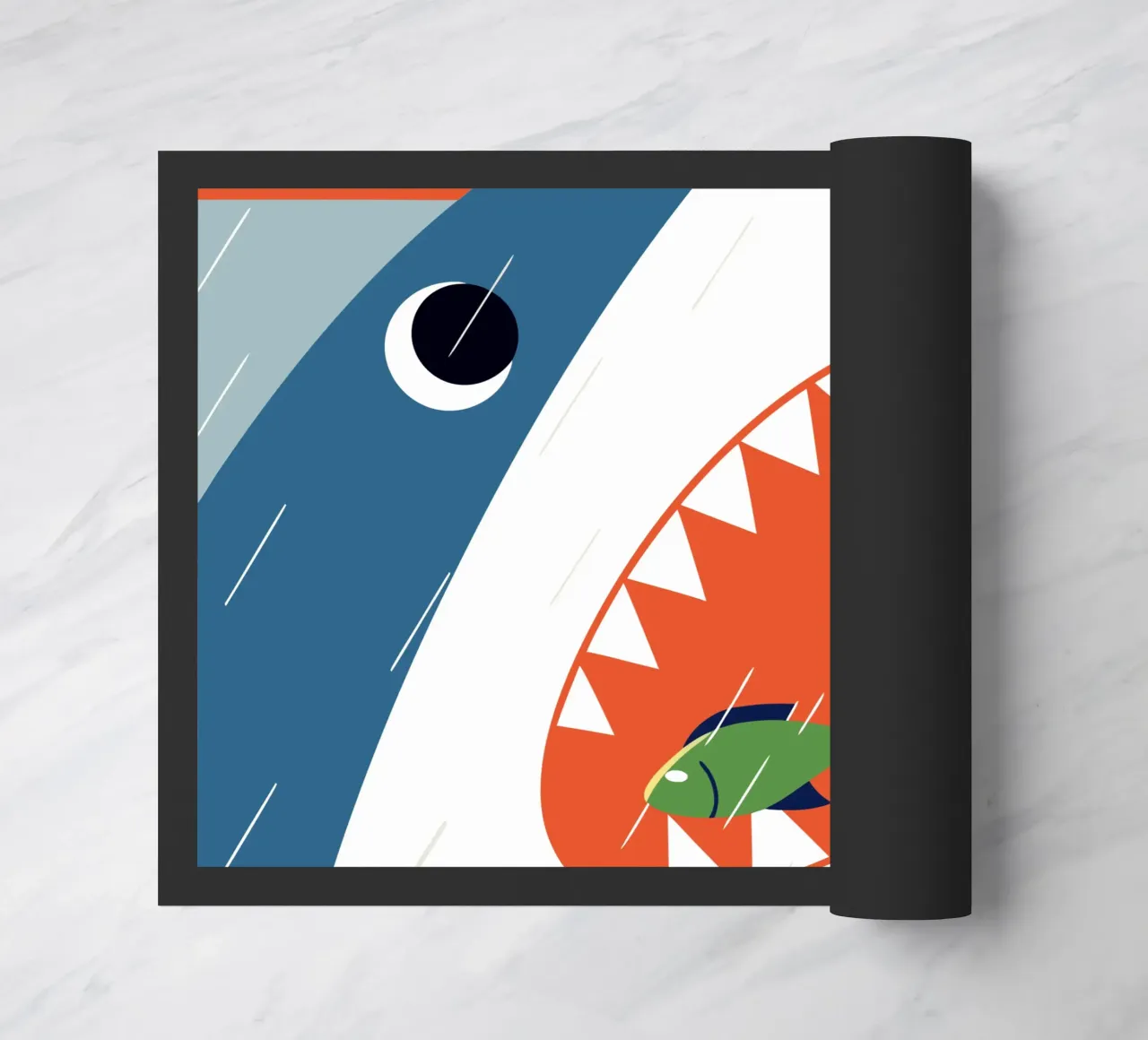 Shark Attack doormat by PROTECT ANIMALS