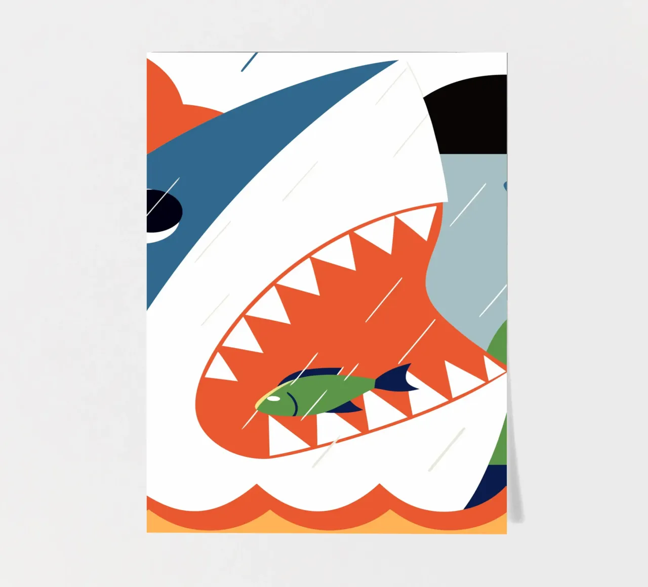 Shark Attack sticker sheet by PROTECT ANIMALS