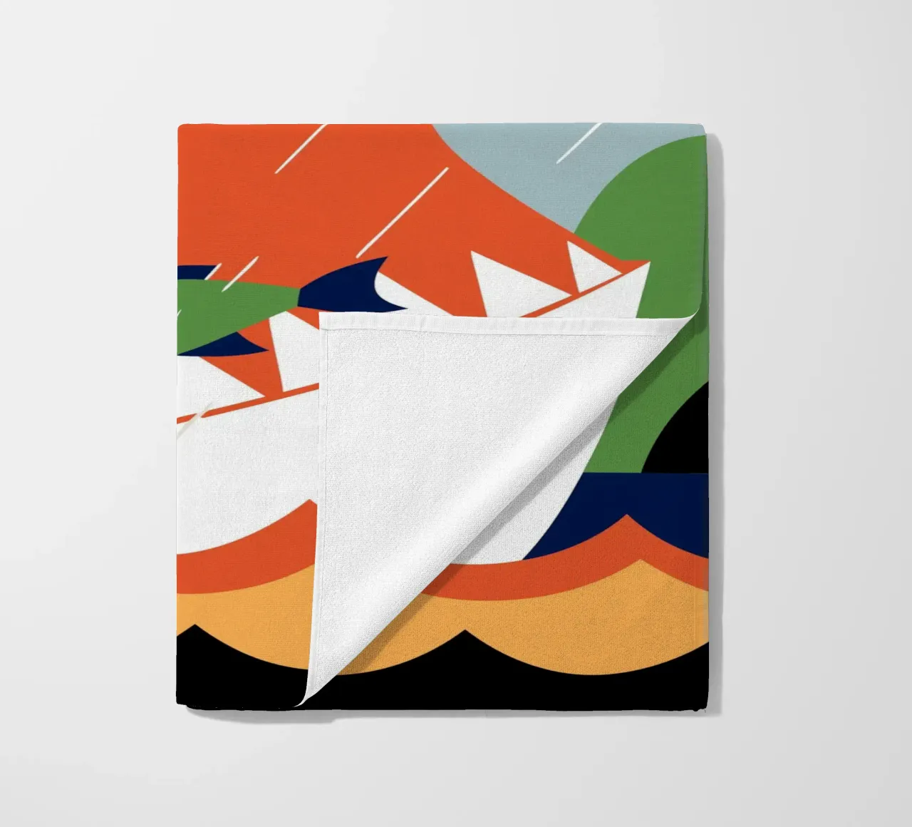 Haaienaanval strandhanddoek van PROTECT ANIMALS