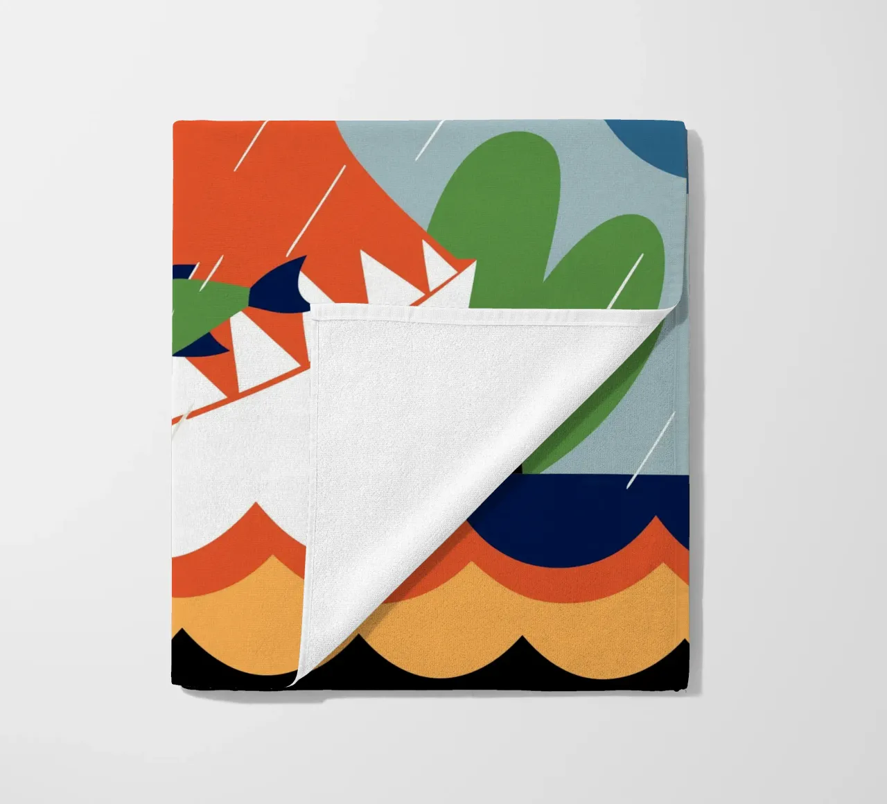 Haaienaanval strandhanddoek van PROTECT ANIMALS