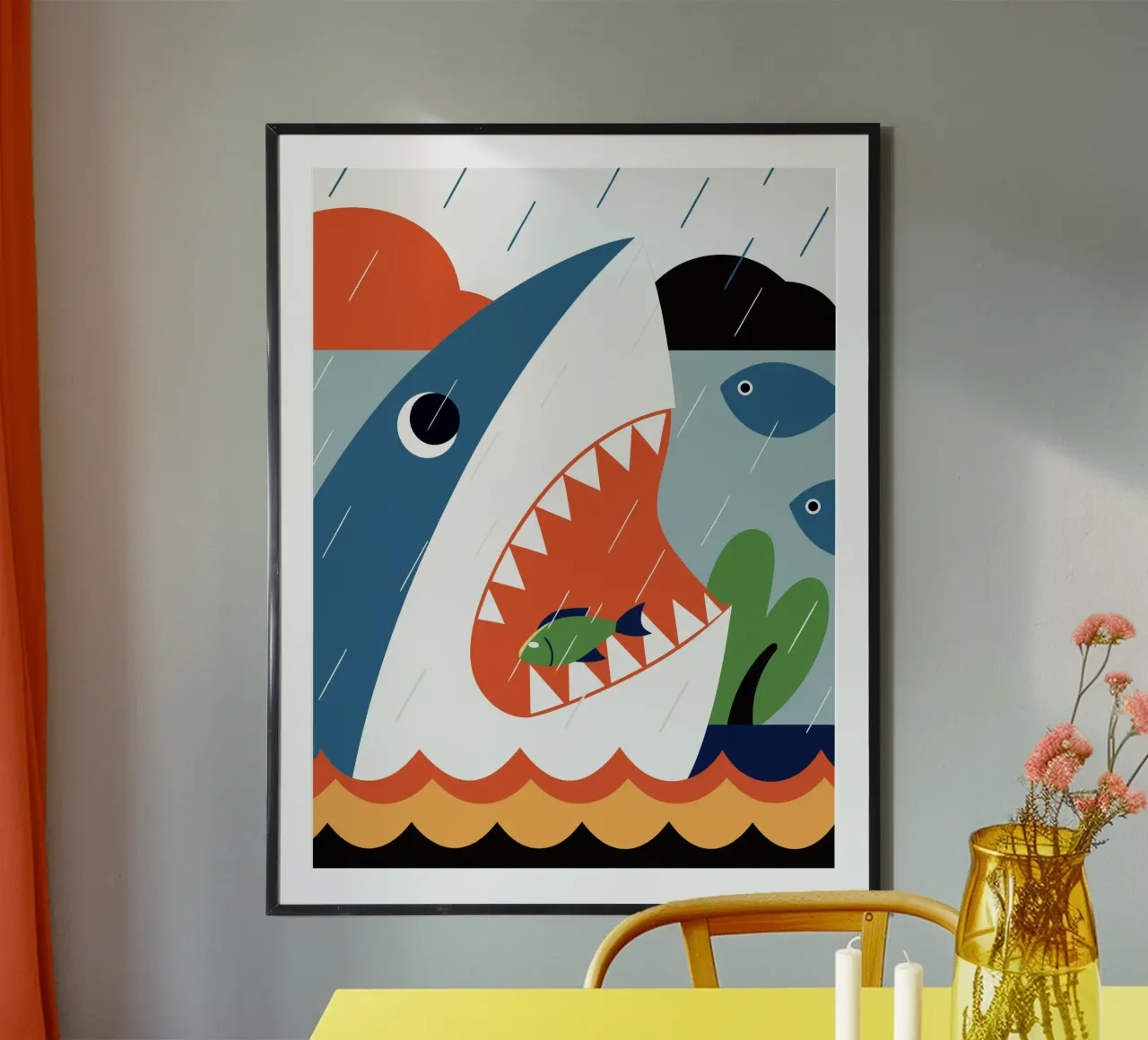 Shark Attack poster by PROTECT ANIMALS