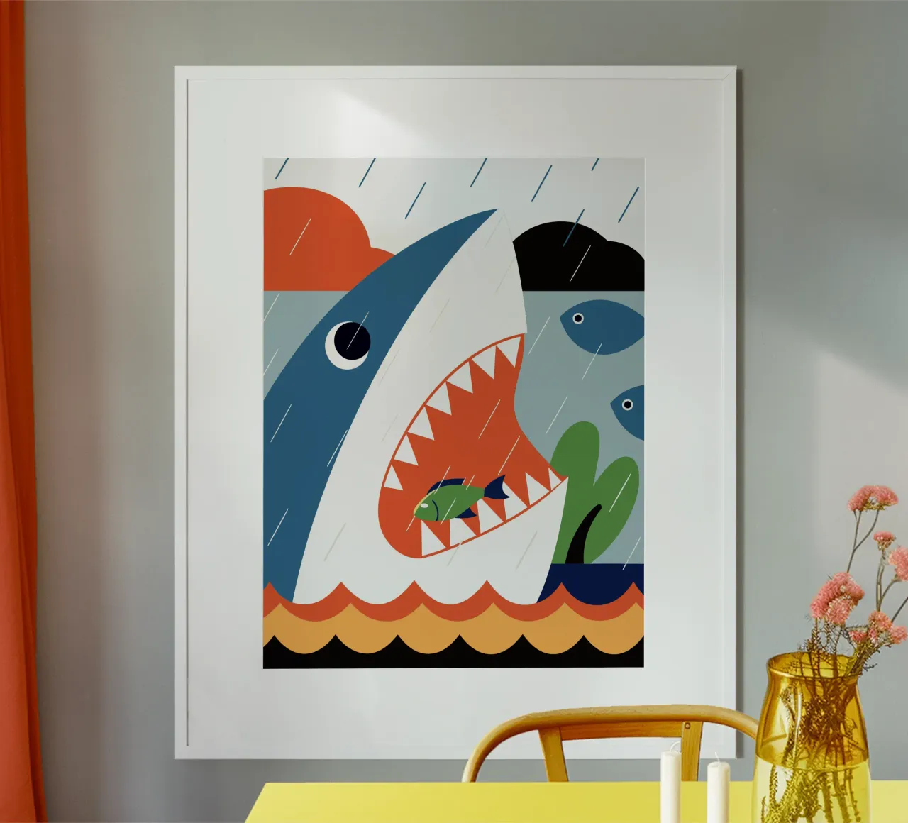 Shark Attack poster by PROTECT ANIMALS