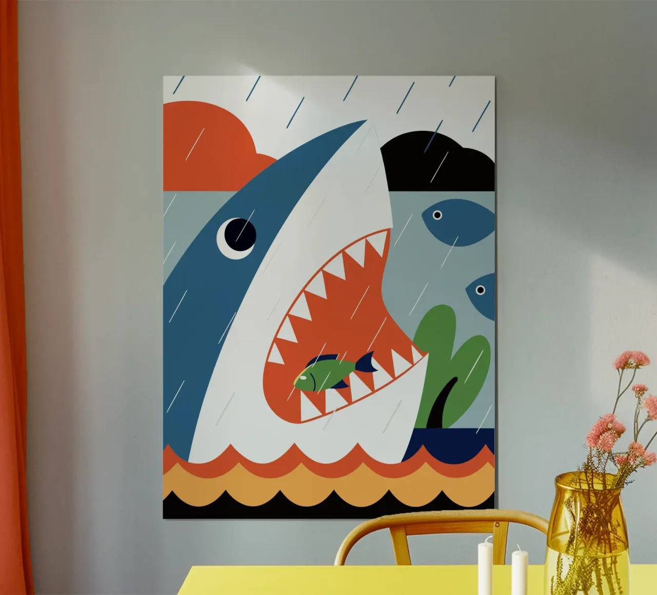 Shark Attack poster by PROTECT ANIMALS