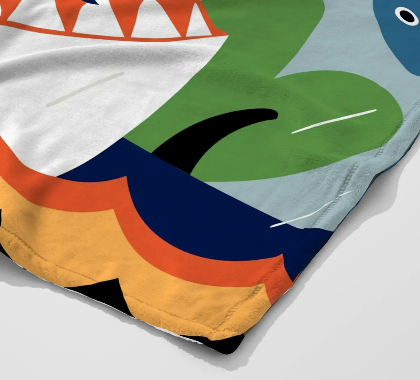 Shark Attack fleece blanket by PROTECT ANIMALS