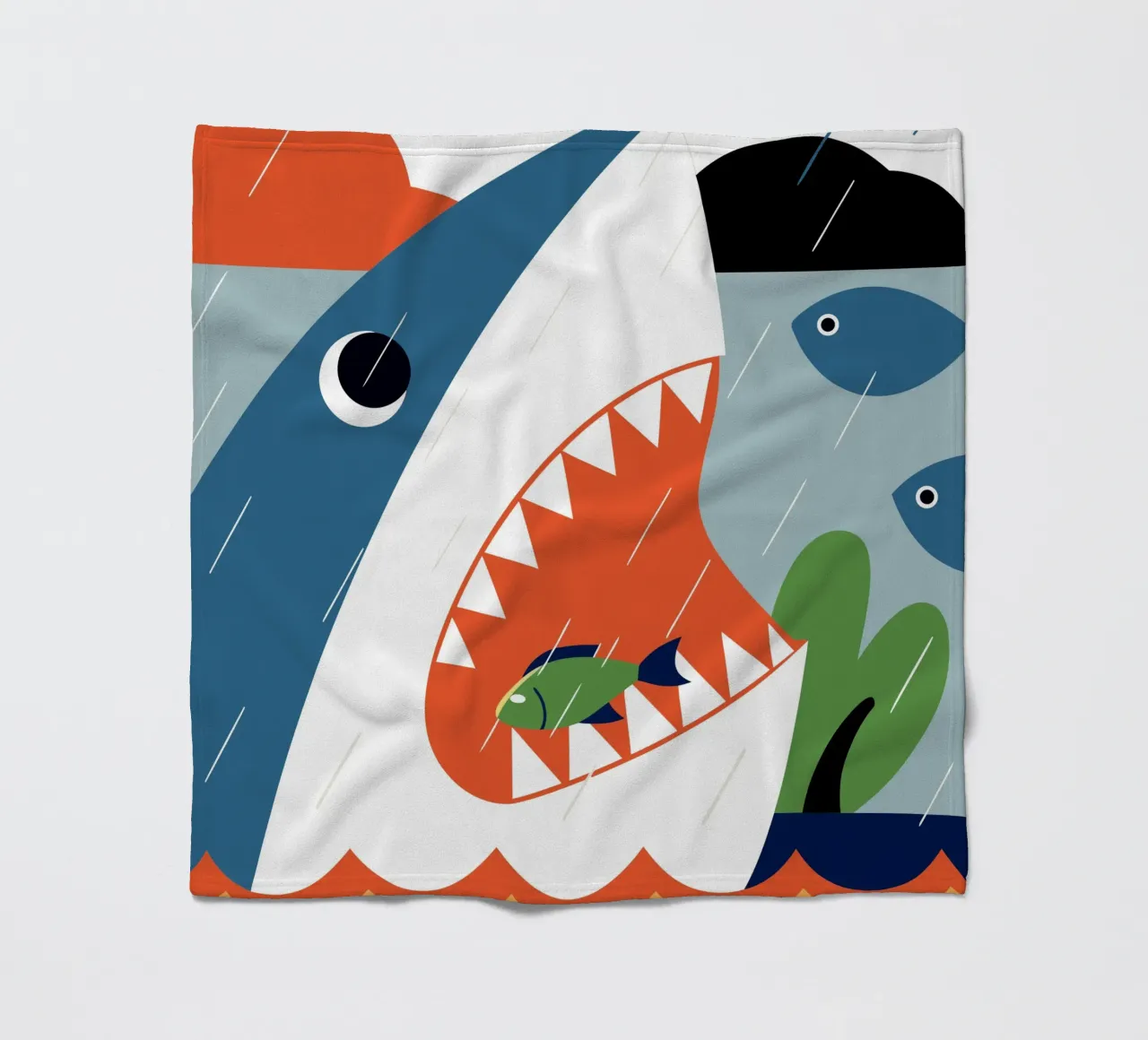 Hai-Angriff Fleecedecke von PROTECT ANIMALS