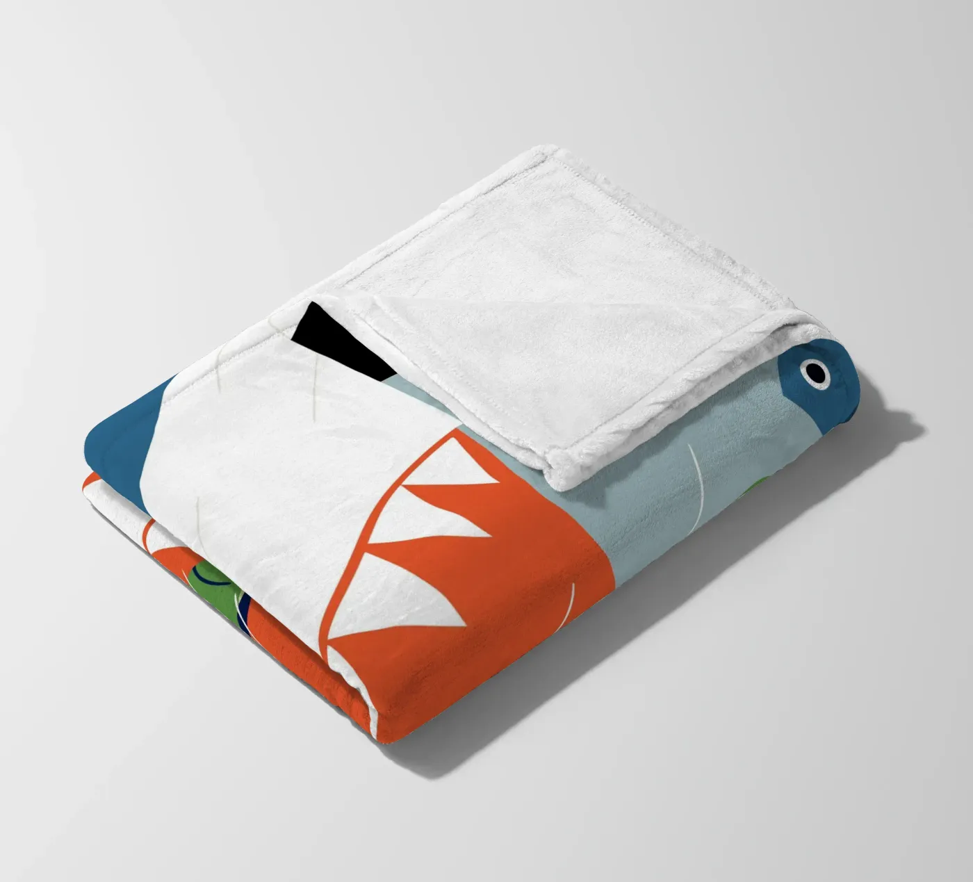 Shark Attack fleece blanket by PROTECT ANIMALS